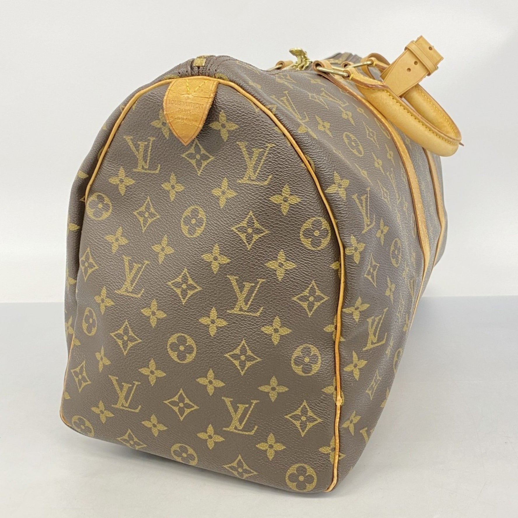 Louis Vuitton Monogram Keepall 45 Boston Bag M41428 Brown Men's and Women's