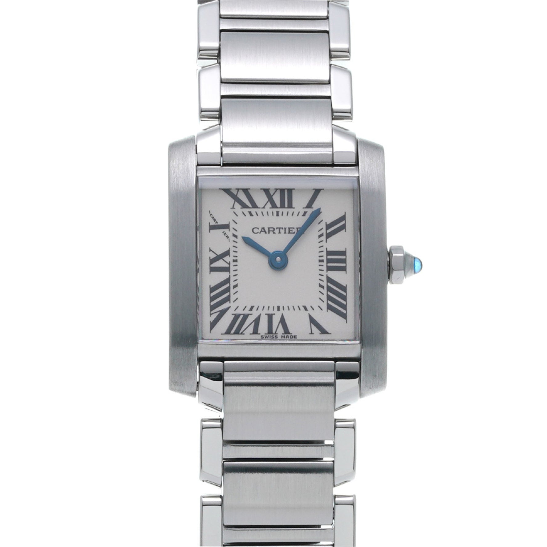 Cartier Tank Francaise SM W51008Q3 Silver Ladies Watch Quartz