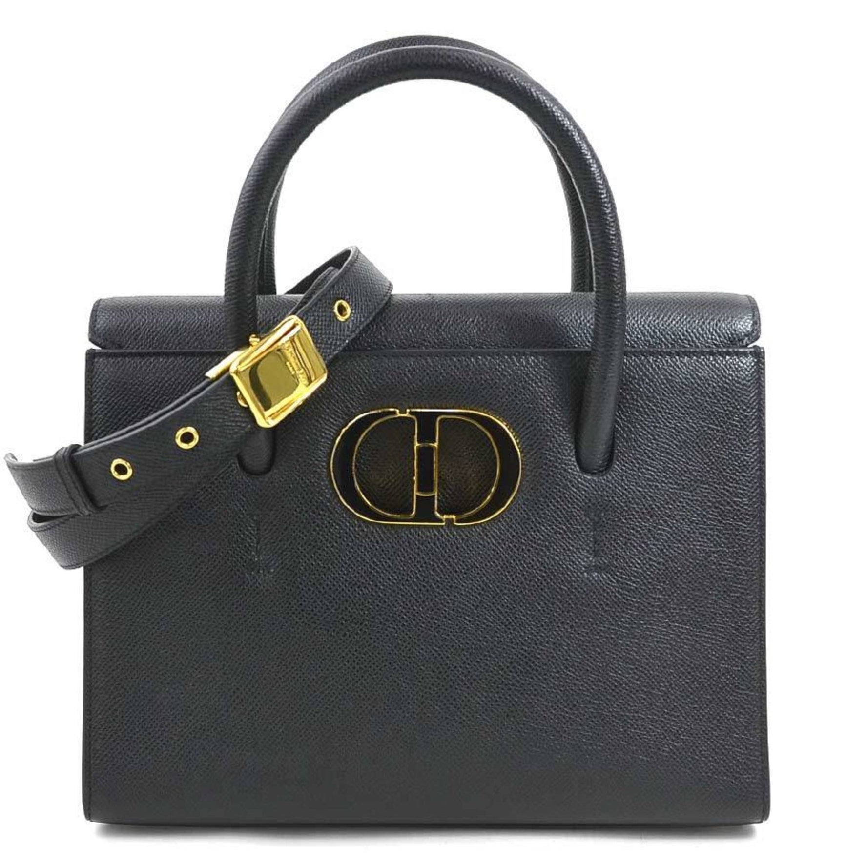 Christian Dior Handbag Shoulder Bag 30 Montaigne Saint Honore Small Leather