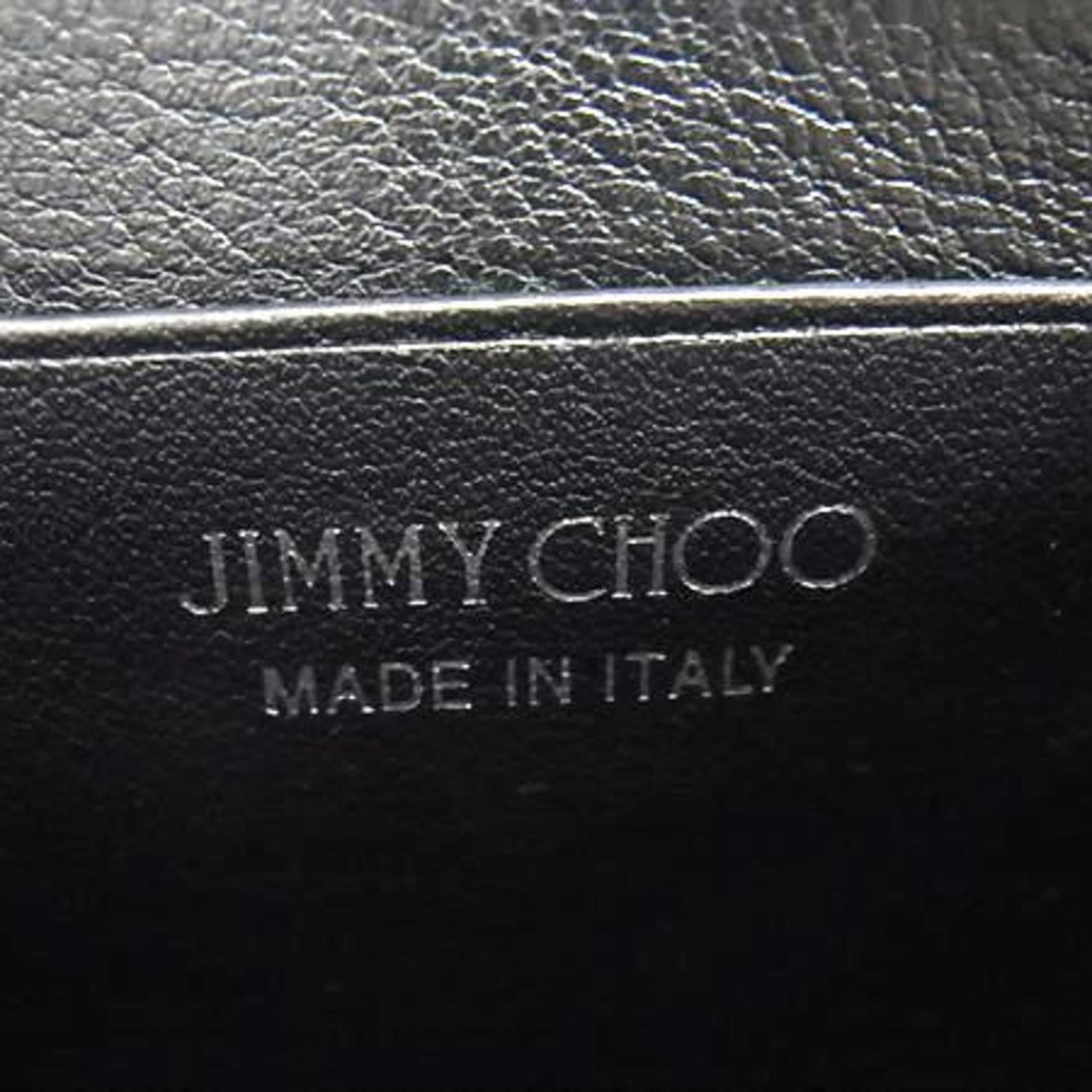 JIMMY CHOO Nelly Wallet/Coin Case in Leather with Round Star Studs