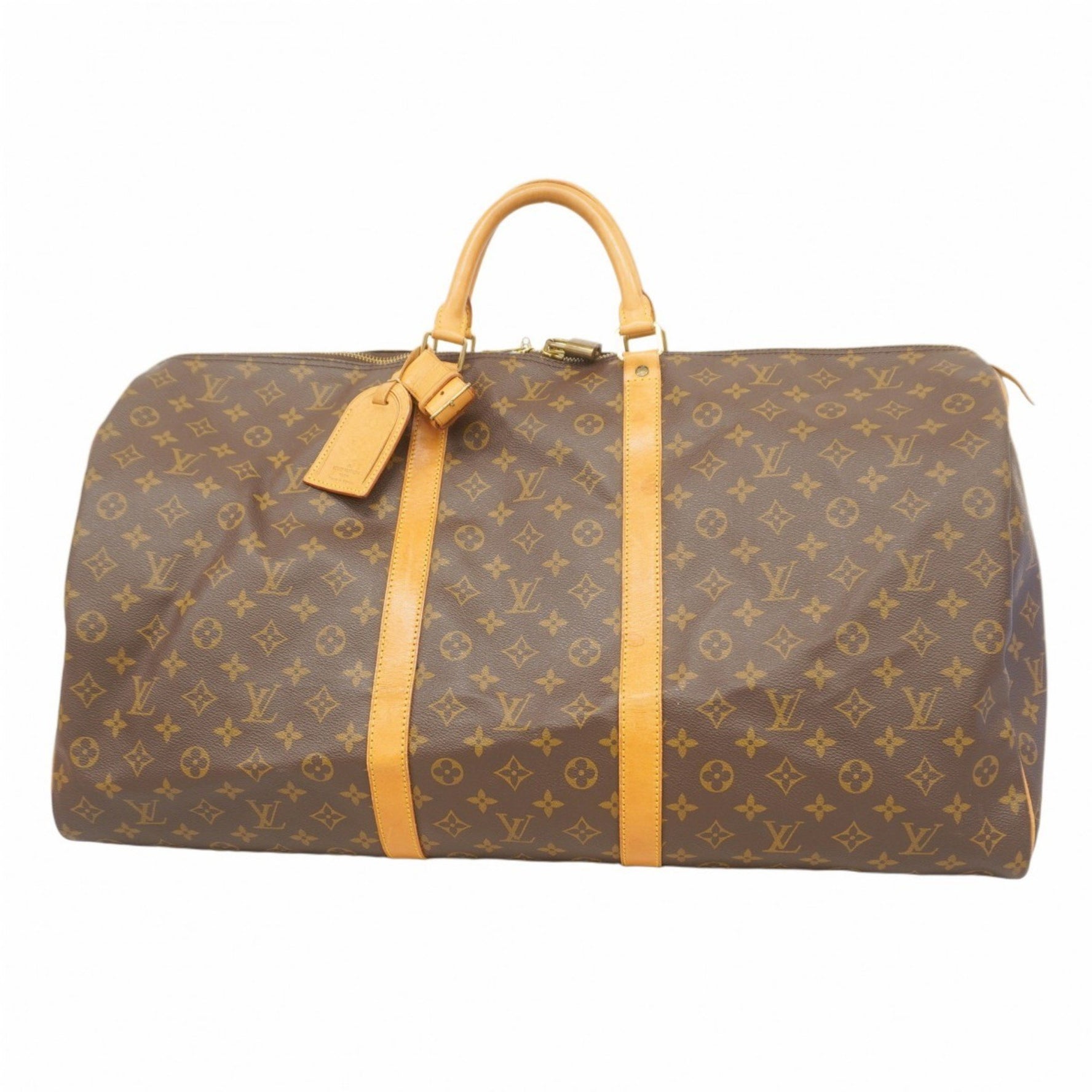 Louis Vuitton Monogram Keepall 60 Boston Bag Men's and
