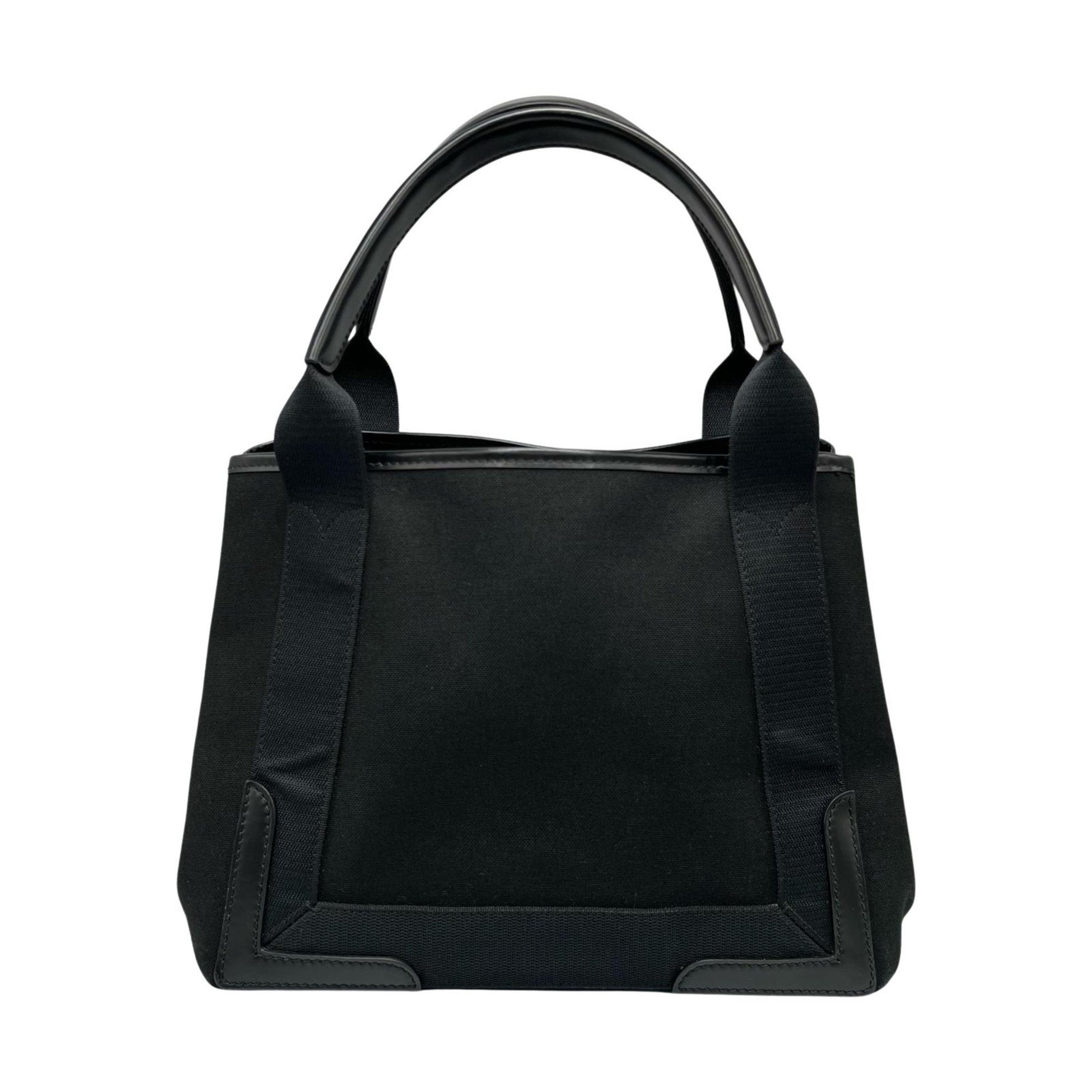 Balenciaga Cabas S Tote Bag in Navy, Canvas, Leather, and Black