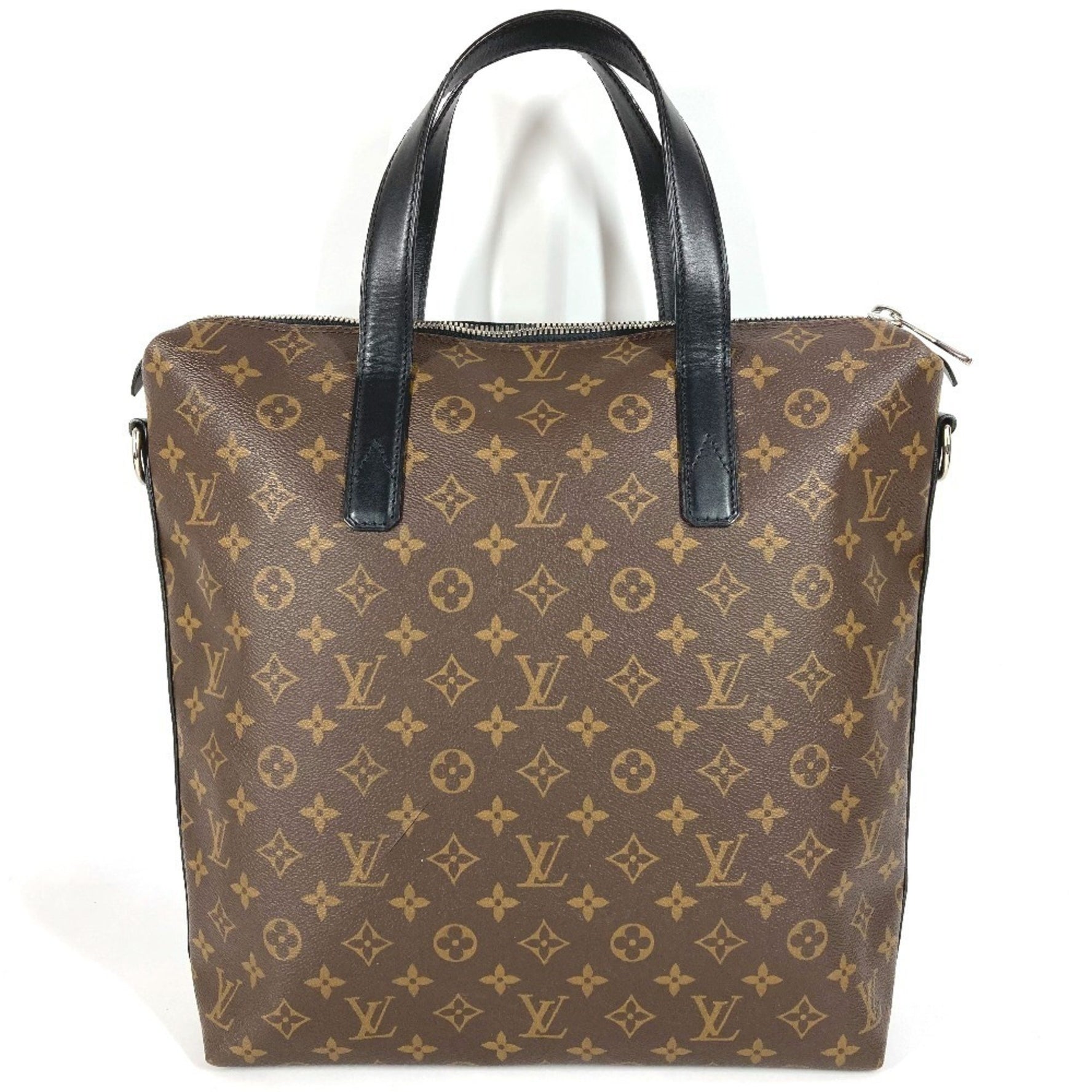 LOUIS VUITTON Monogram Macassar Kitan Business Bag, Handbag, Tote Canvas, Men's, Brown