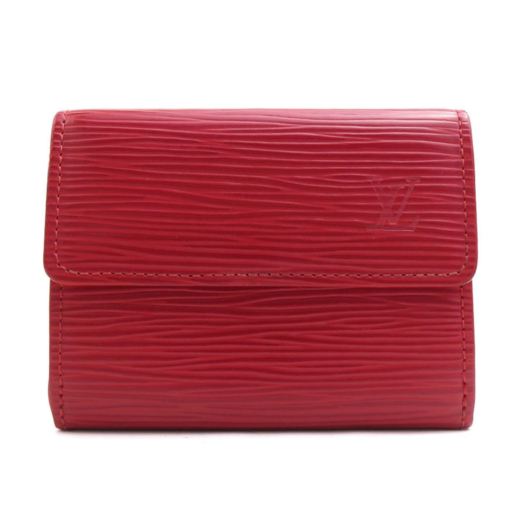 Louis Vuitton LOUIS VUITTON Wallet/Coin Case Business Card Case/Card Epi Leather Red Men's Women's w0962