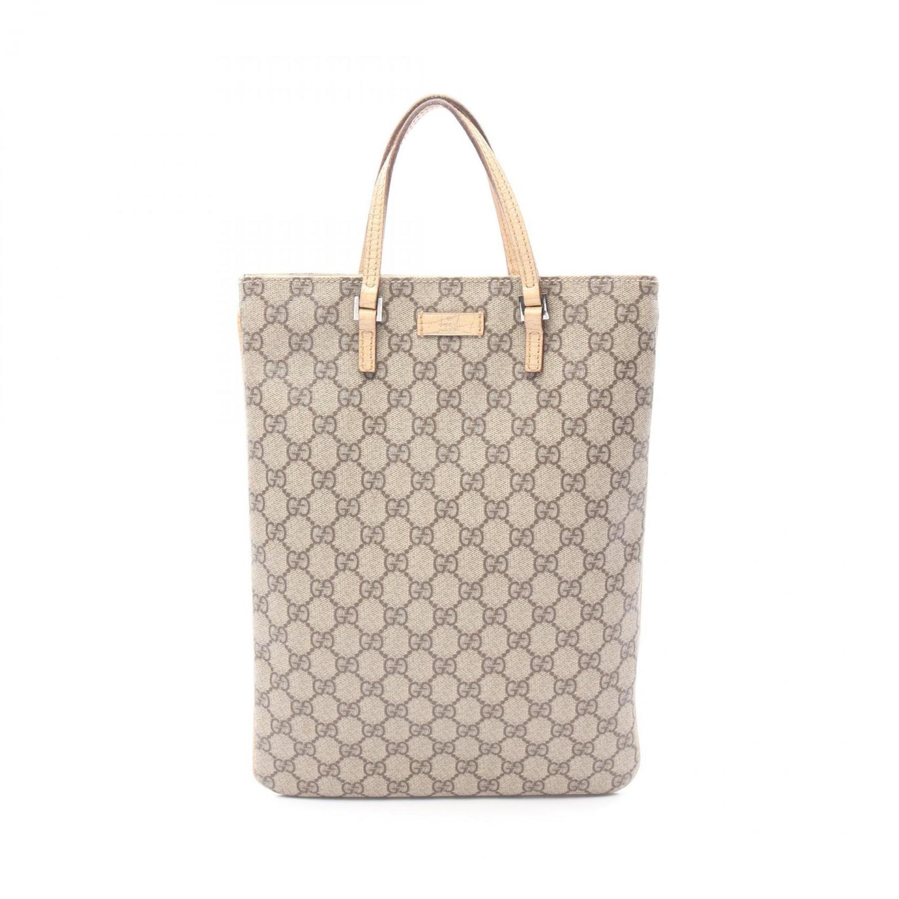 Gucci GG Plus Tote Bag, Coated Canvas and Leather