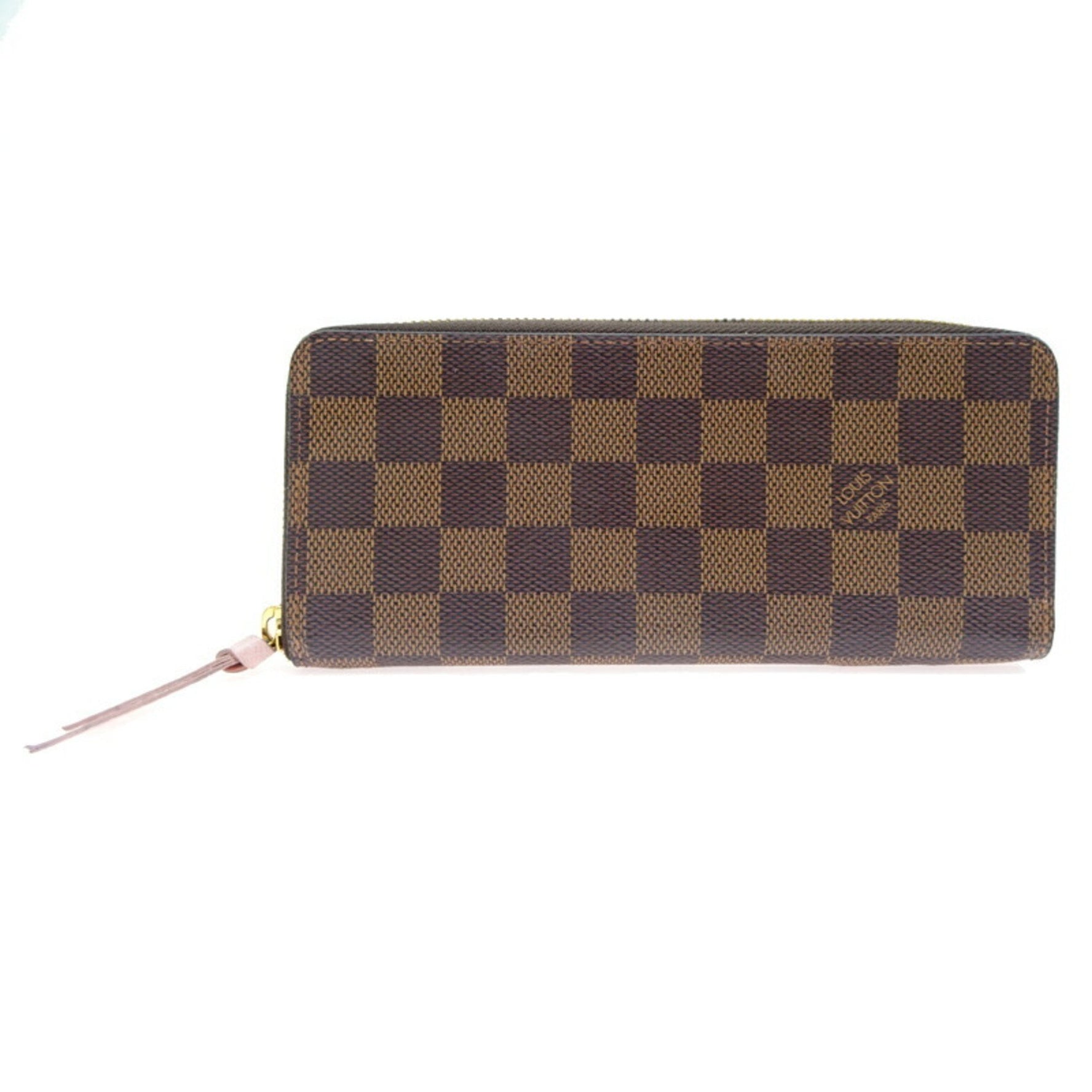 Louis Vuitton Portefeuille Clemence Long Wallet Damier Rose Ballerine (Pink)