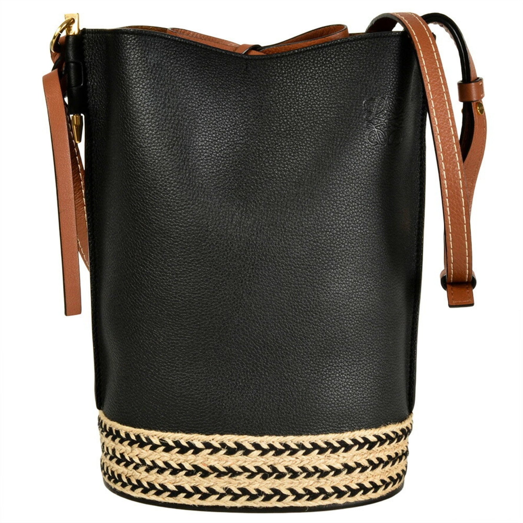 LOEWE Gate Bucket Shoulder Bag Leather