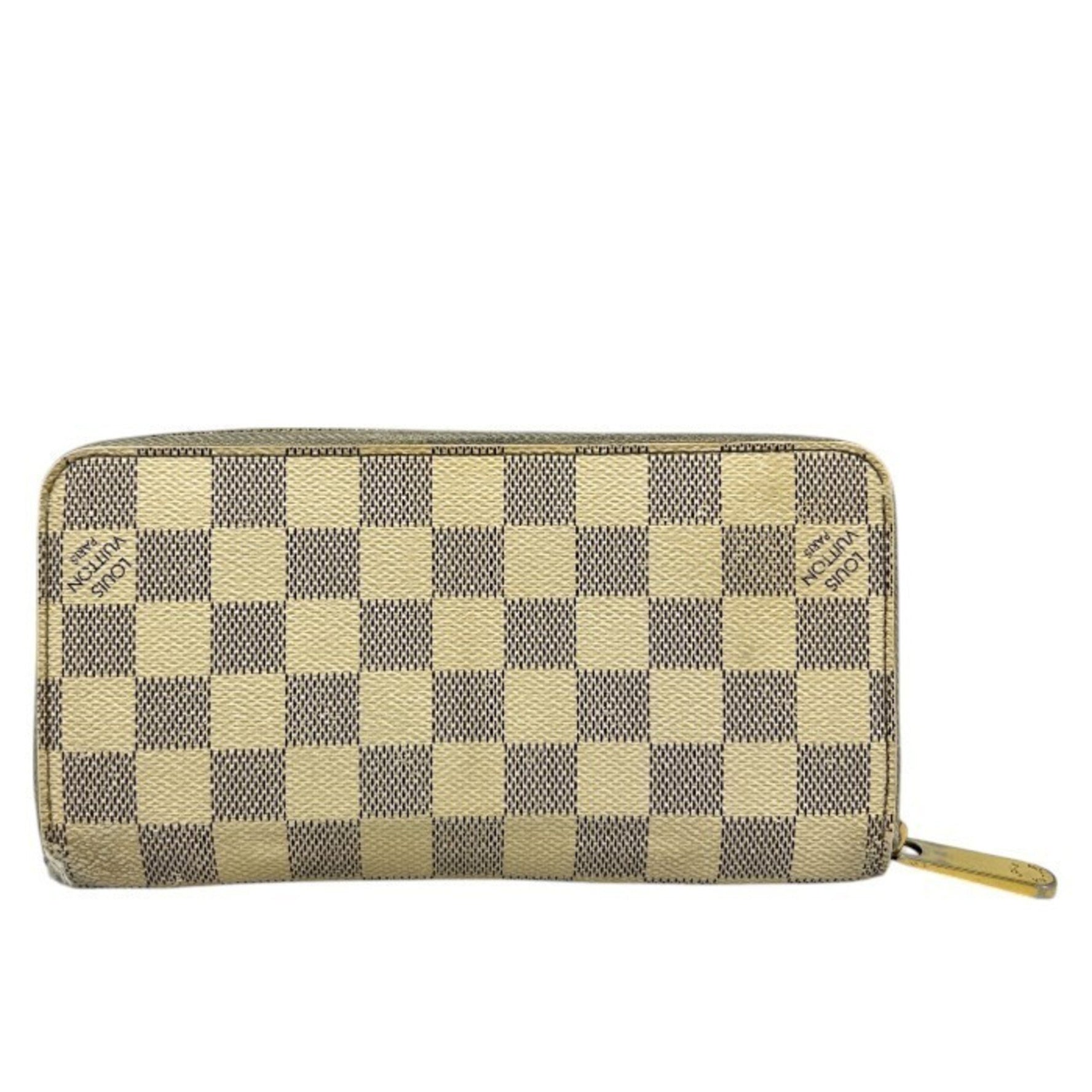 Louis Vuitton Long Wallet Damier Azur Zippy