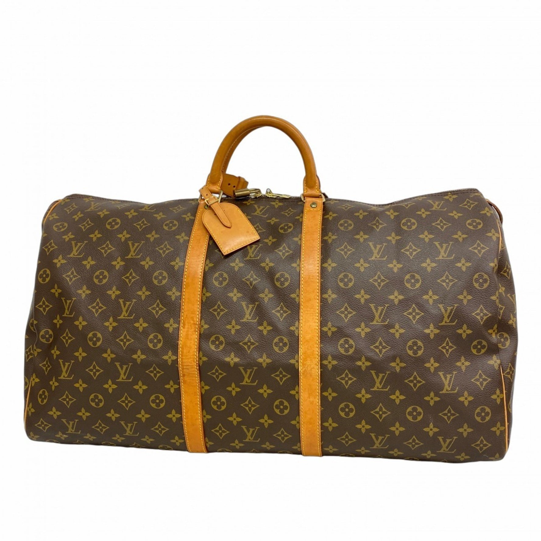 Louis Vuitton Monogram Keepall 60 Boston Bag Men's and