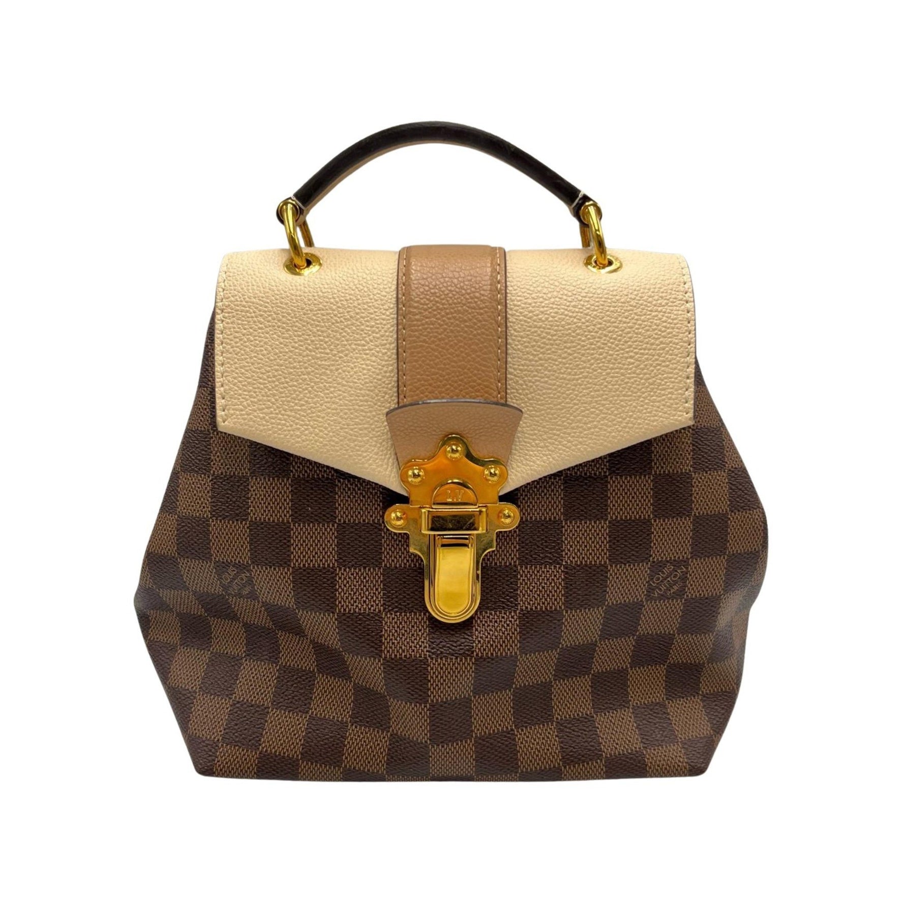 Louis Vuitton Crampton Backpack/Daypack, Handbag Damier Canvas, Creme