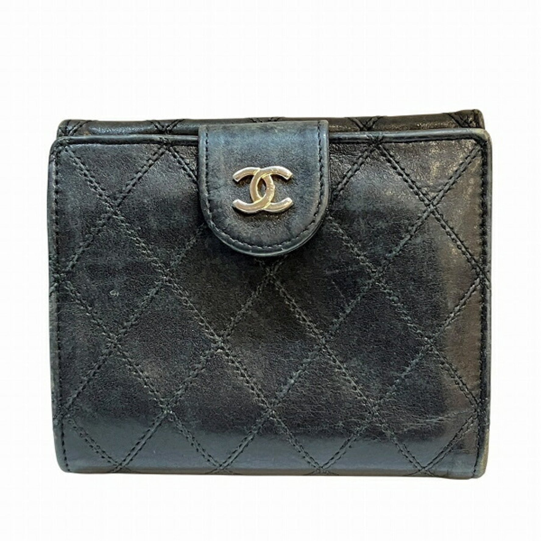 Chanel Bicolor CC Mark Bifold Wallet for Women