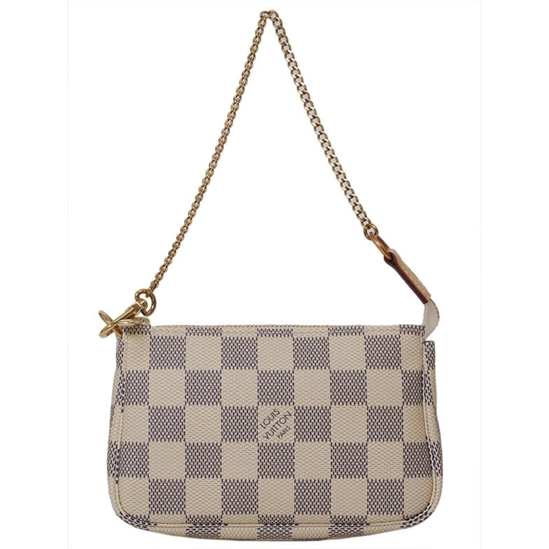 Louis Vuitton Pochette Accessory Bag Damier Azur