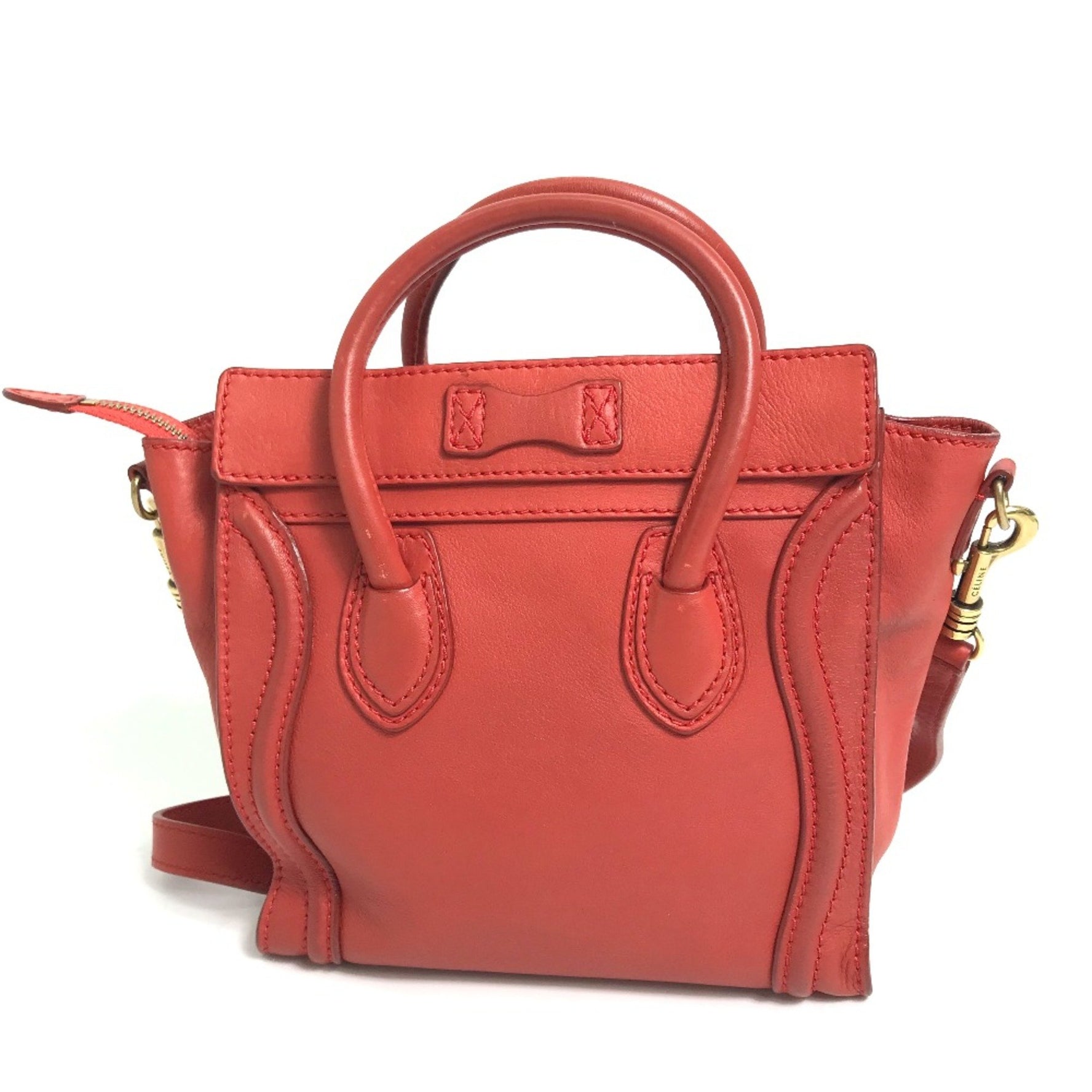CELINE Nano Shopper Bag Crossbody Shoulder Bag Hand Bag Lipstick