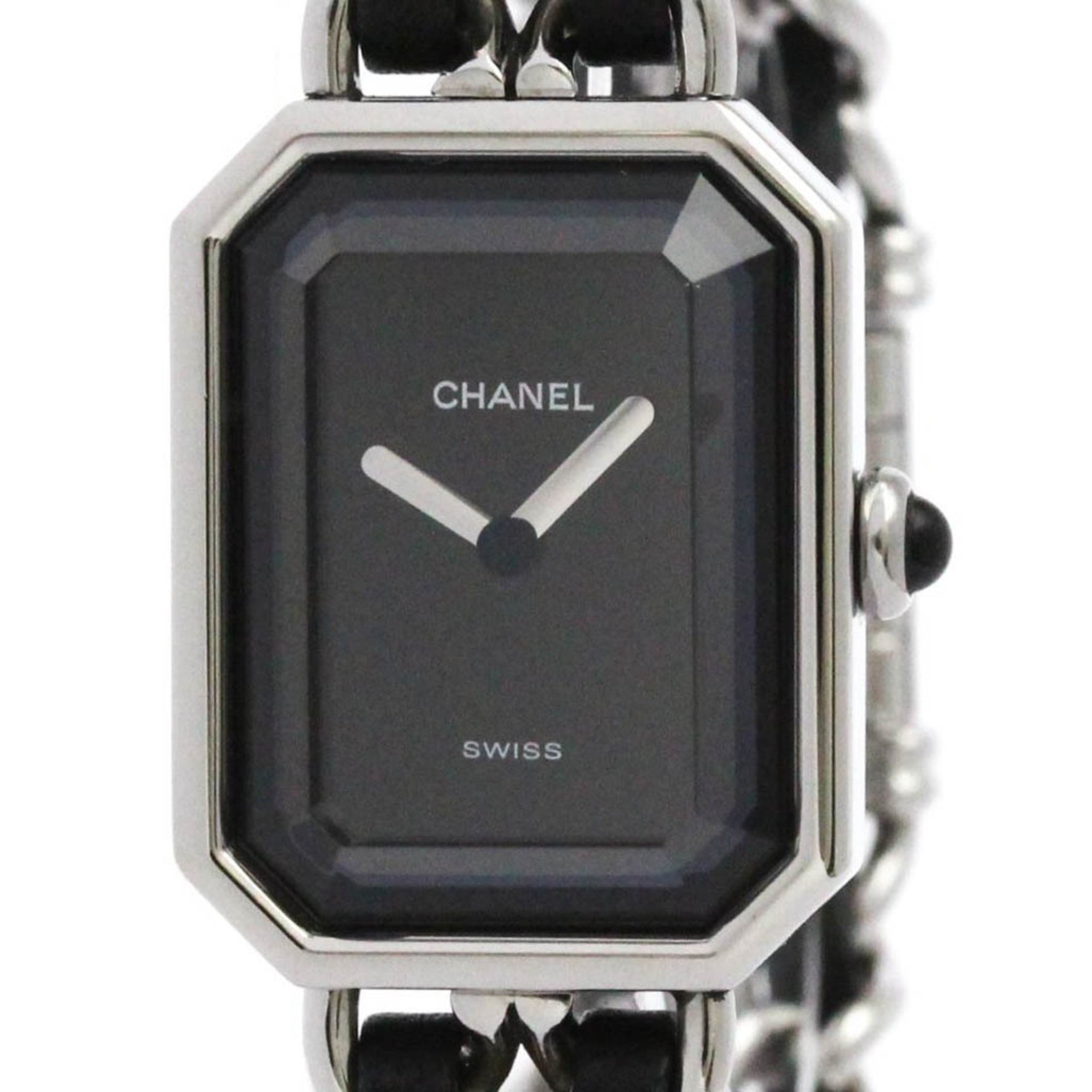 CHANEL Premiere M Size Steel Quartz Ladies Watch Polished
