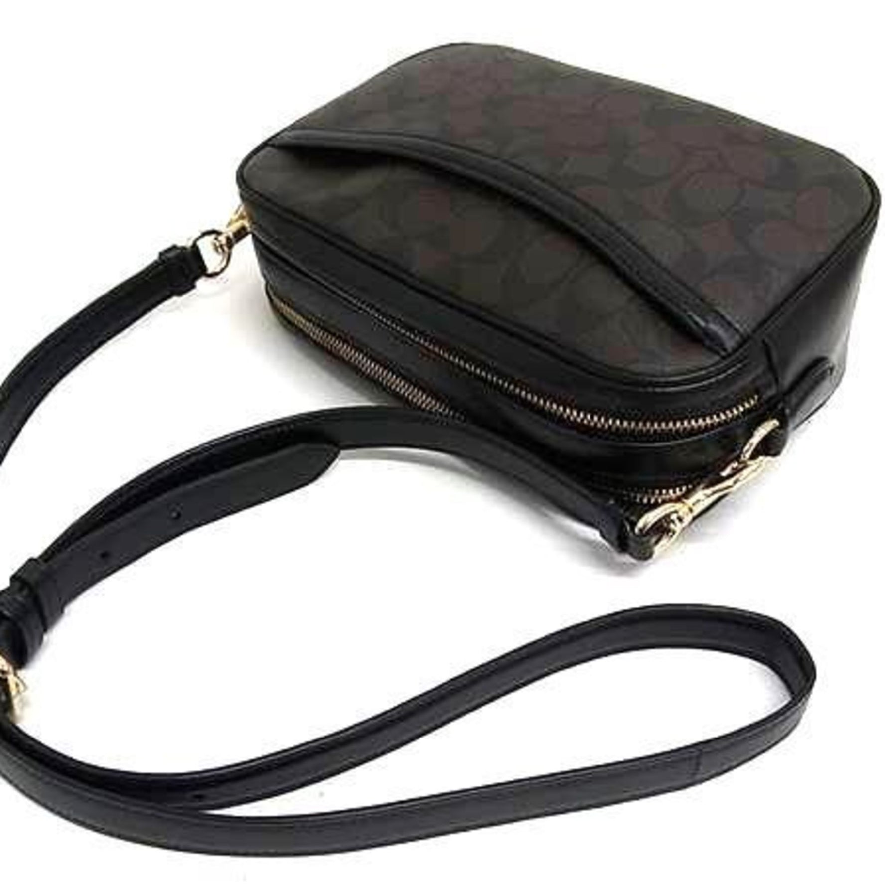 COACH Jess Crossbody Shoulder Bag F68168 in Brown and Black Leather for Women