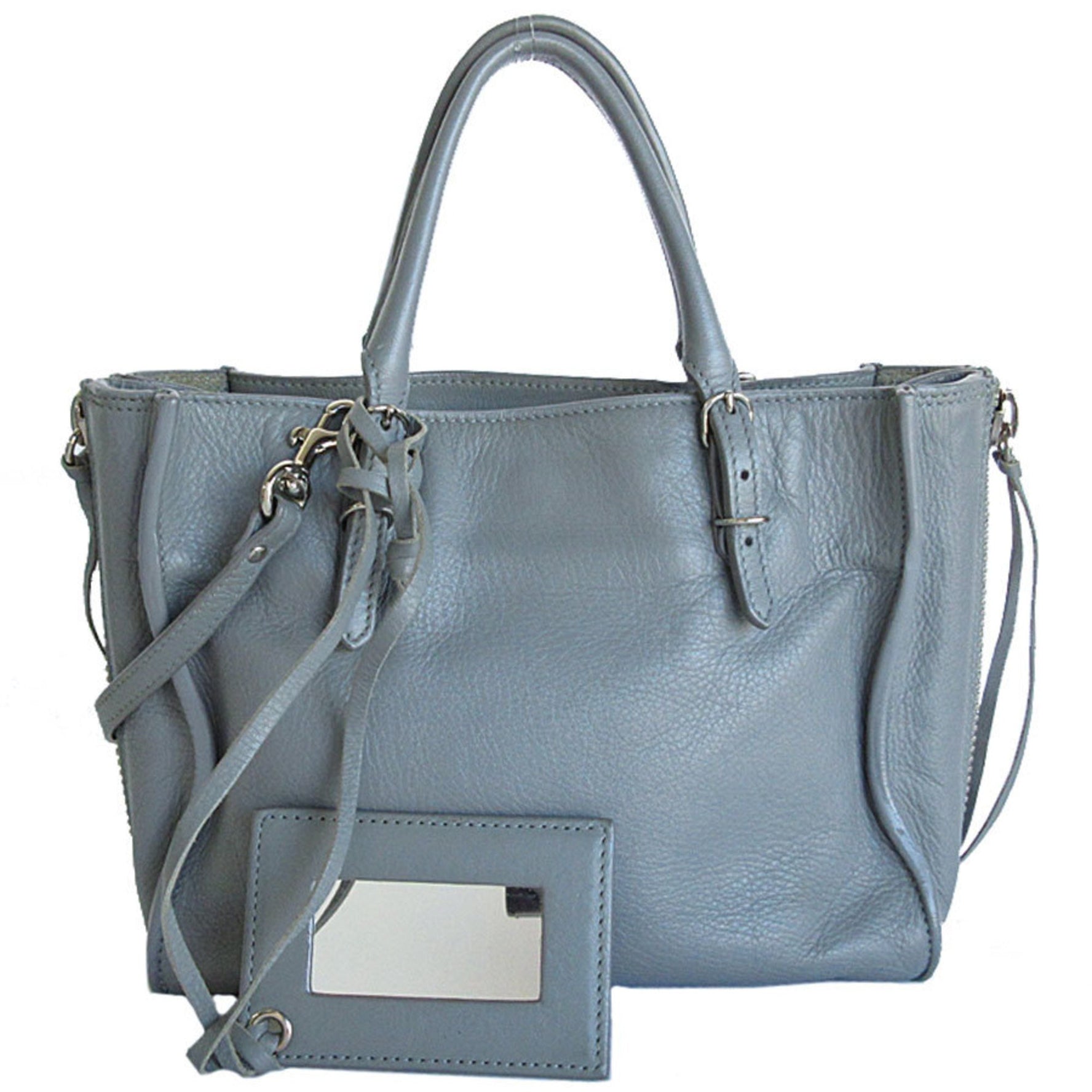Balenciaga Paper Mini Handbag/Shoulder Bag in and Silver Leather