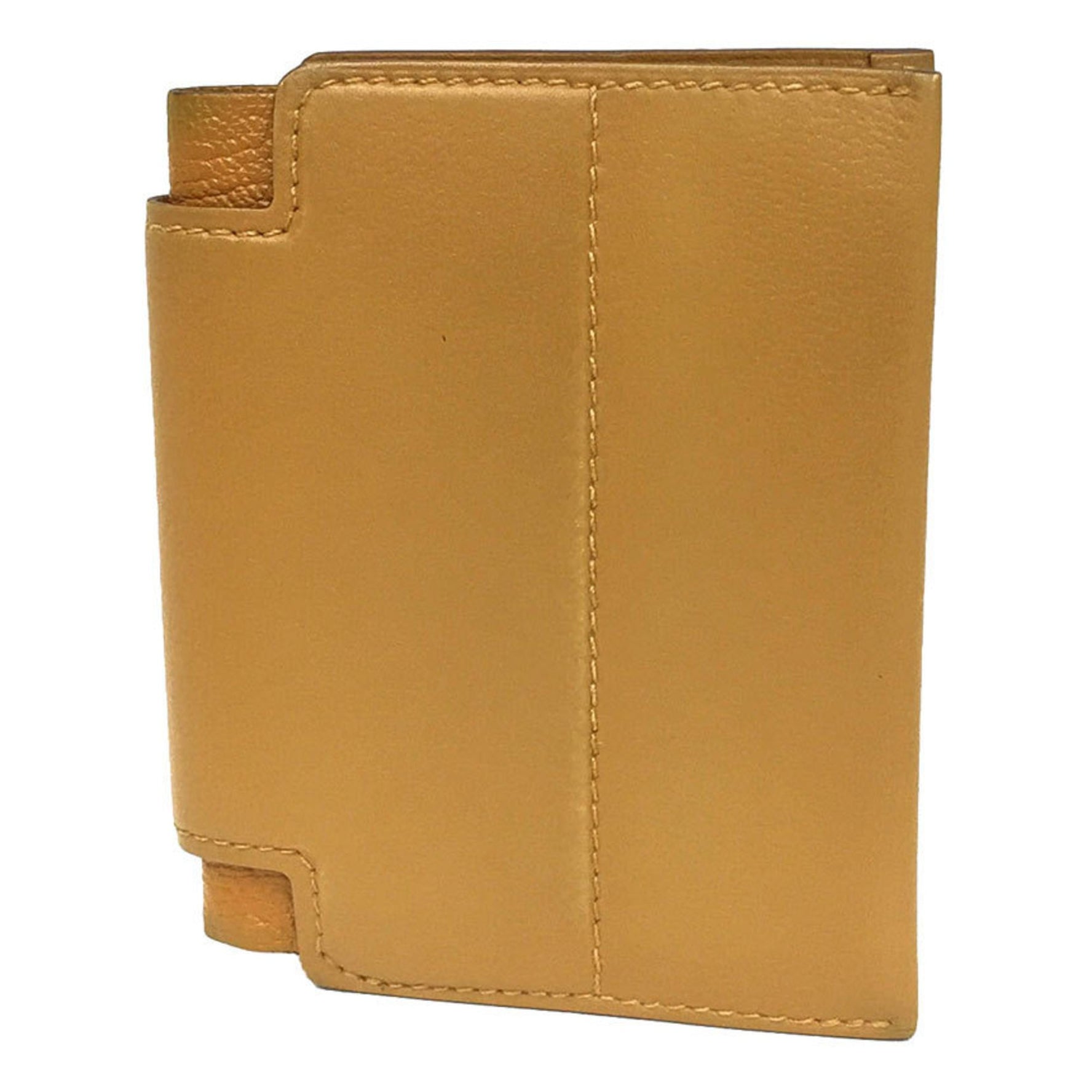 HERMES H Sport OPEN24 VERTICAL 24 Wallet H082906CA SESAME/CARAMEL Z Stamp Men's