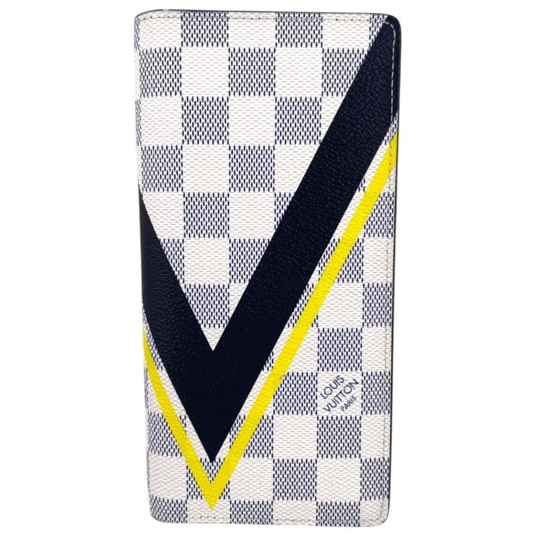 Louis Vuitton Portefeuille Brazza 2017 America's Cup Damier Azur Bifold Long Wallet