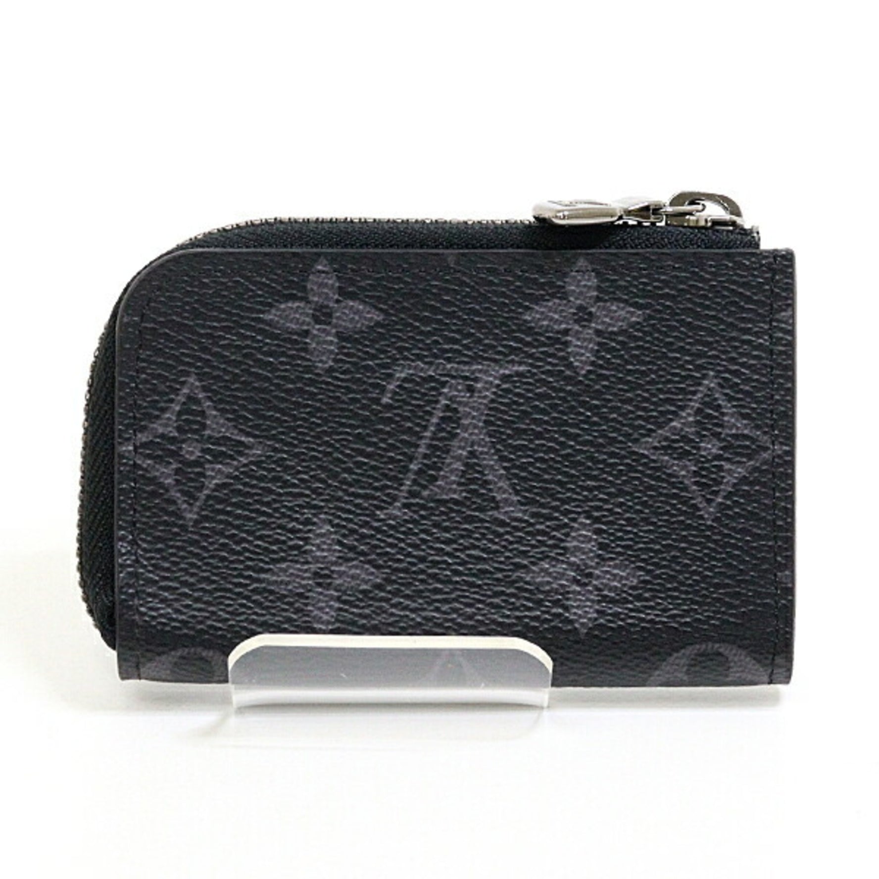 Louis Vuitton Porte Monnaie Jour Monogram Eclipse Coin Case