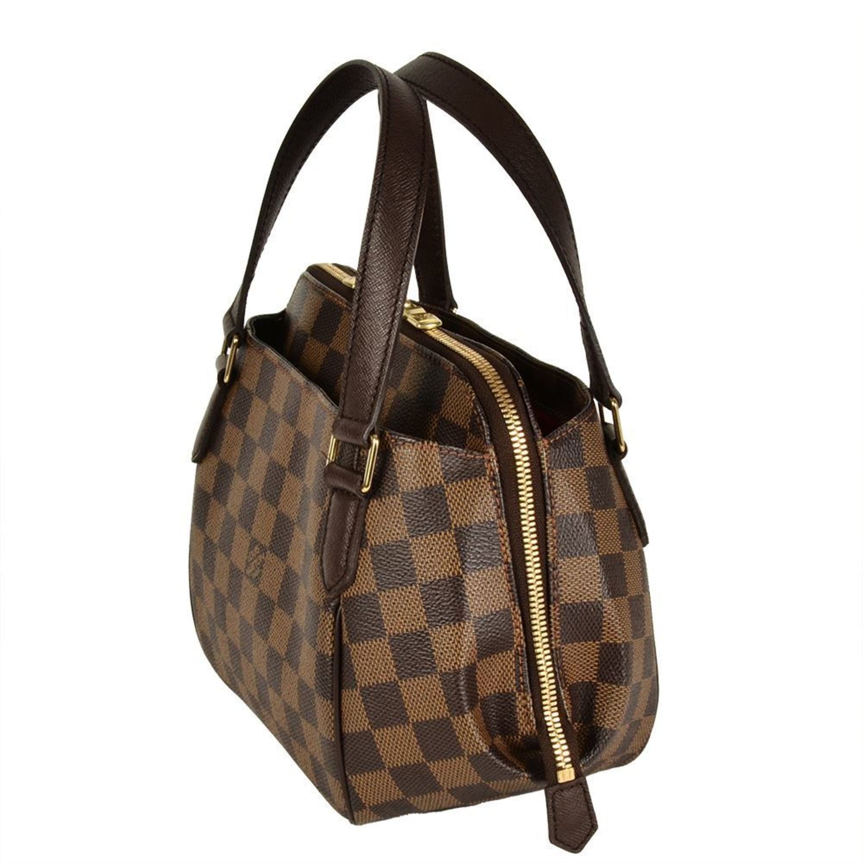 Louis Vuitton Belem PM Handbag Damier Ebene Brown