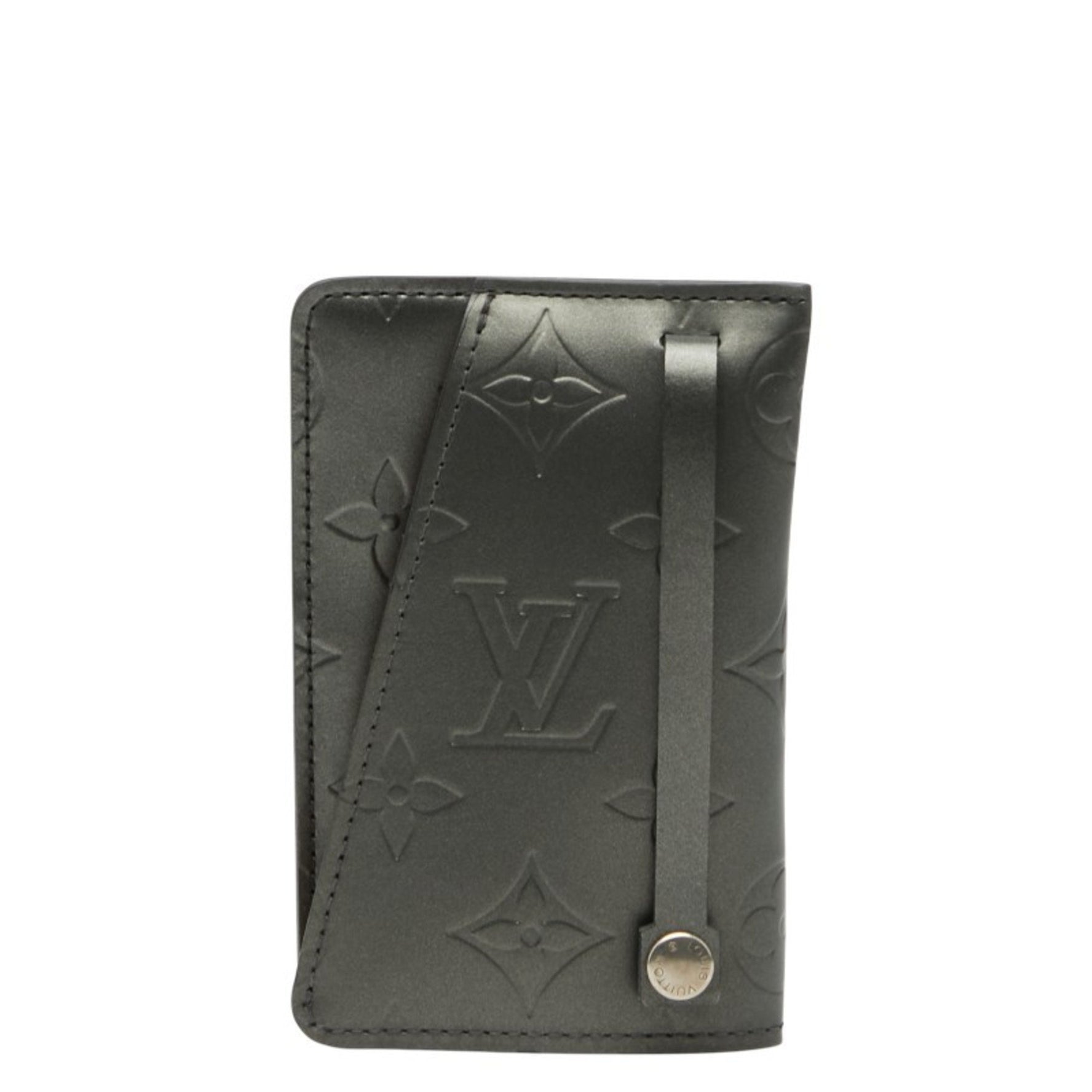 Louis Vuitton Monogram Matte Crochet GM Key Case Leather LOUIS VUITTON