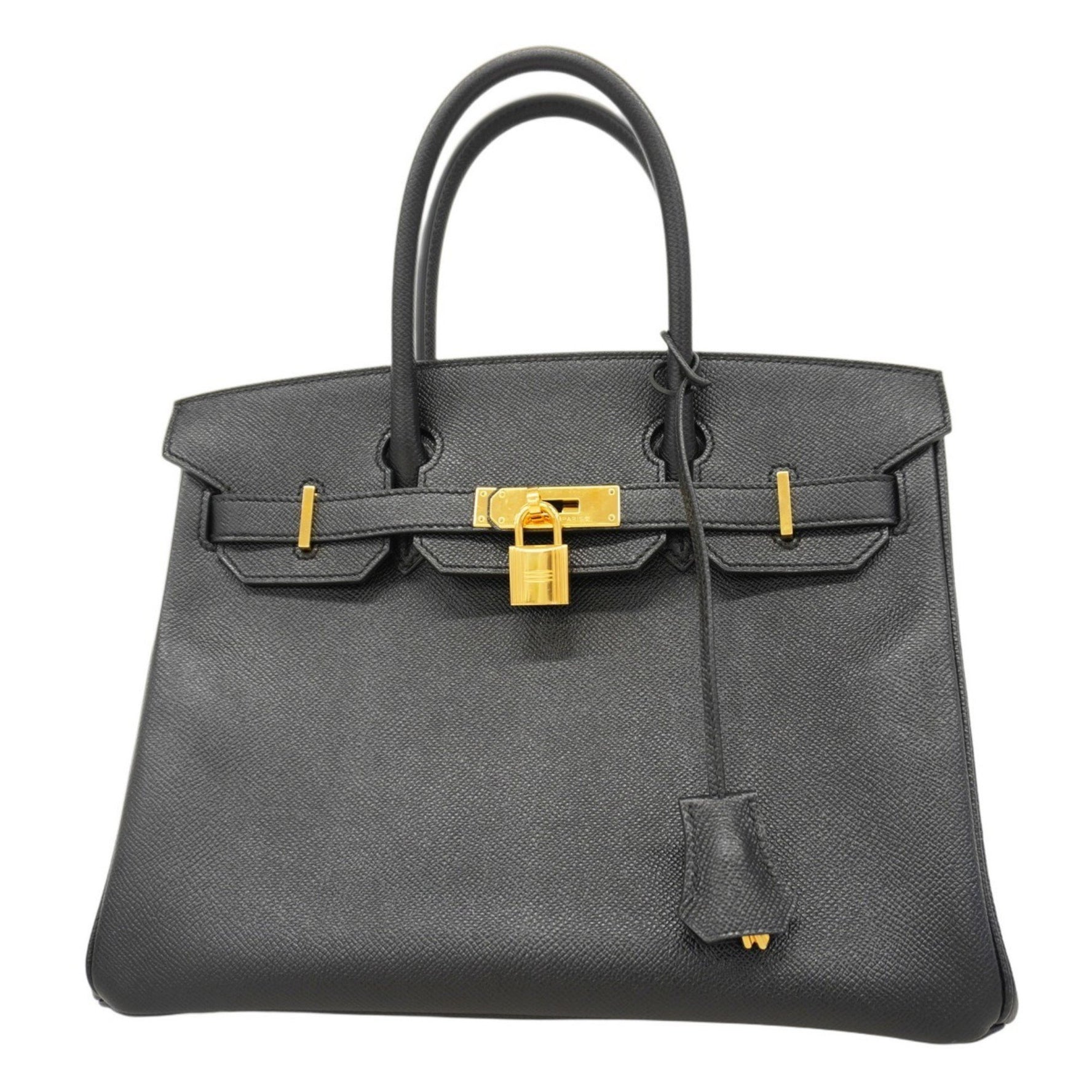 Hermes Hermès Birkin 30 handbag in Epsom leather, black, with an X stamp, for women