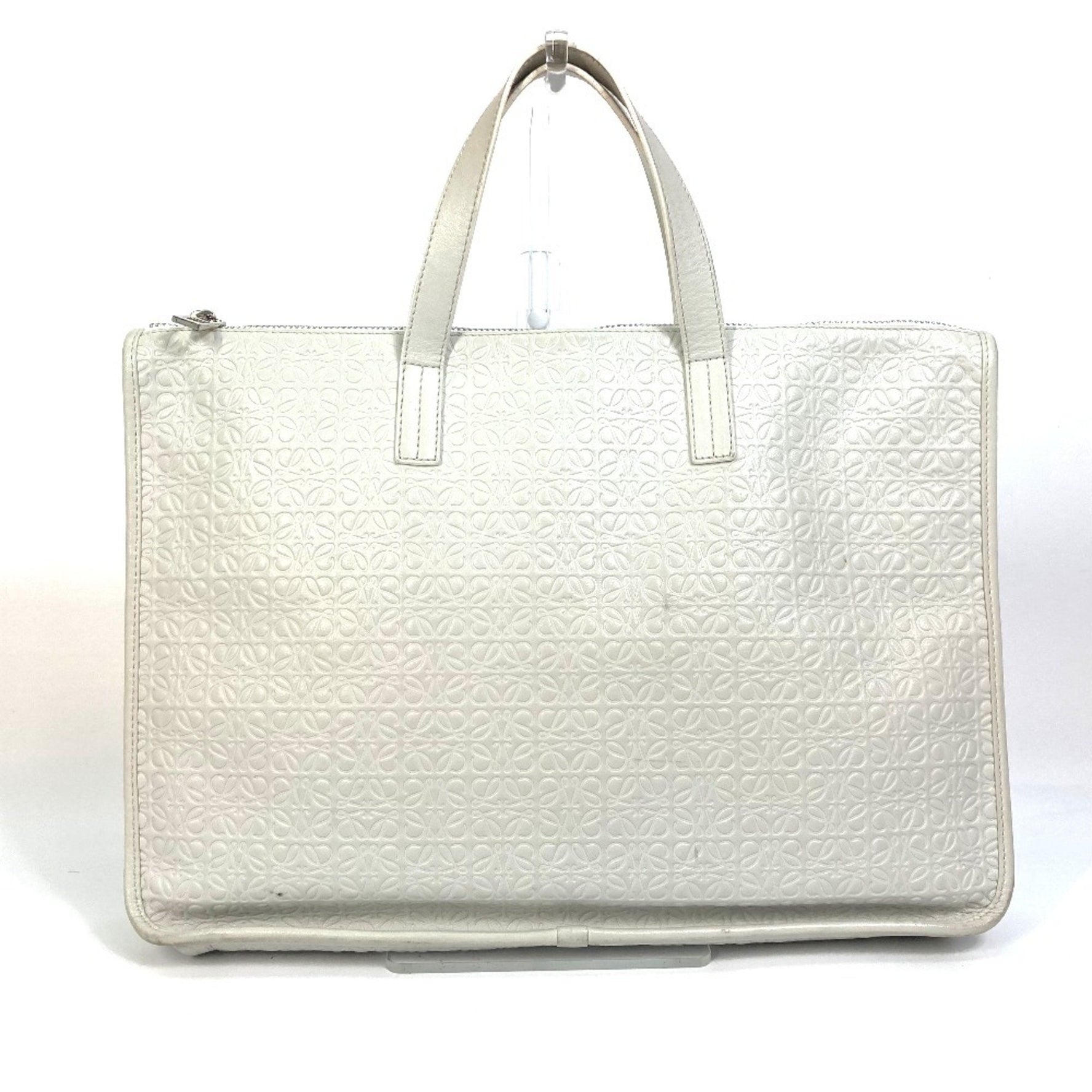 LOEWE Anagram Briefcase, Business Bag, Handbag, Tote Leather, Unisex
