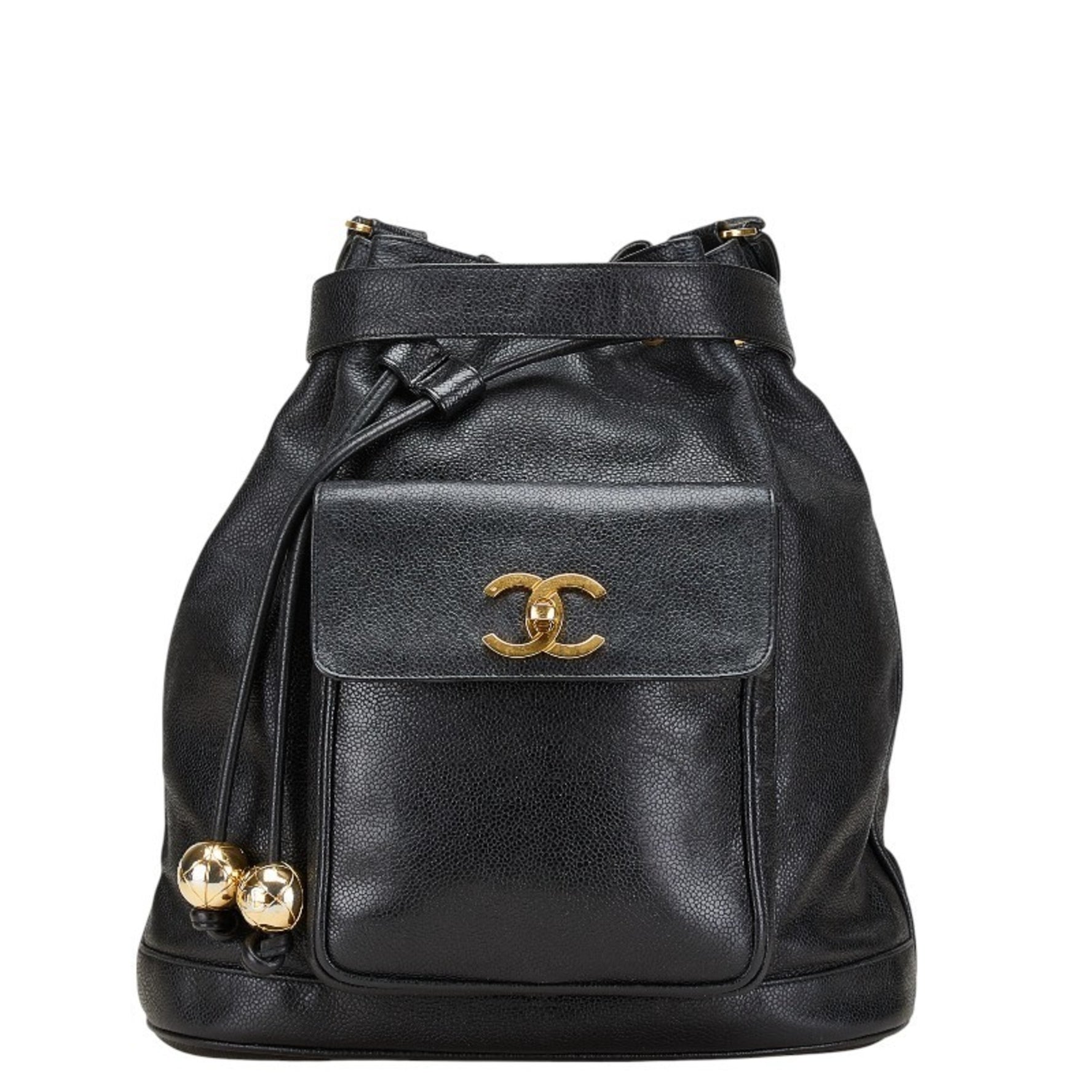 CHANEL Coco Mark Crossbody Chain Shoulder Bag in Caviar Skin