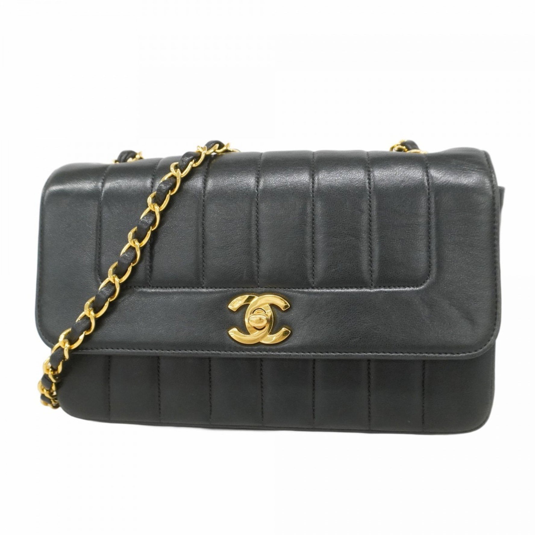 Chanel Mademoiselle Shoulder Bag, Chain Lambskin
