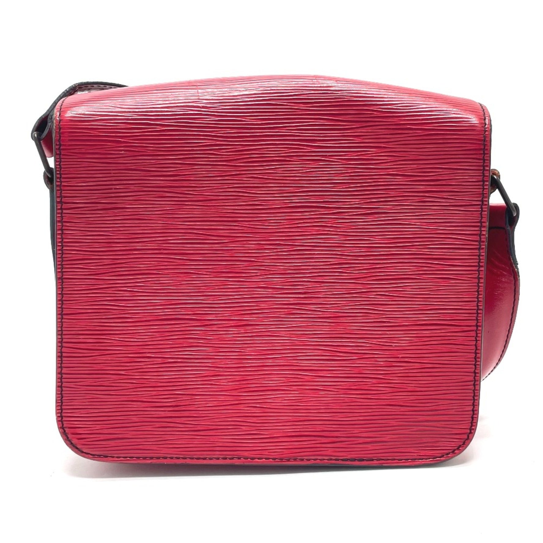 Louis Vuitton Epi Bag Pochette one shoulder Shoulder Bag Castilian