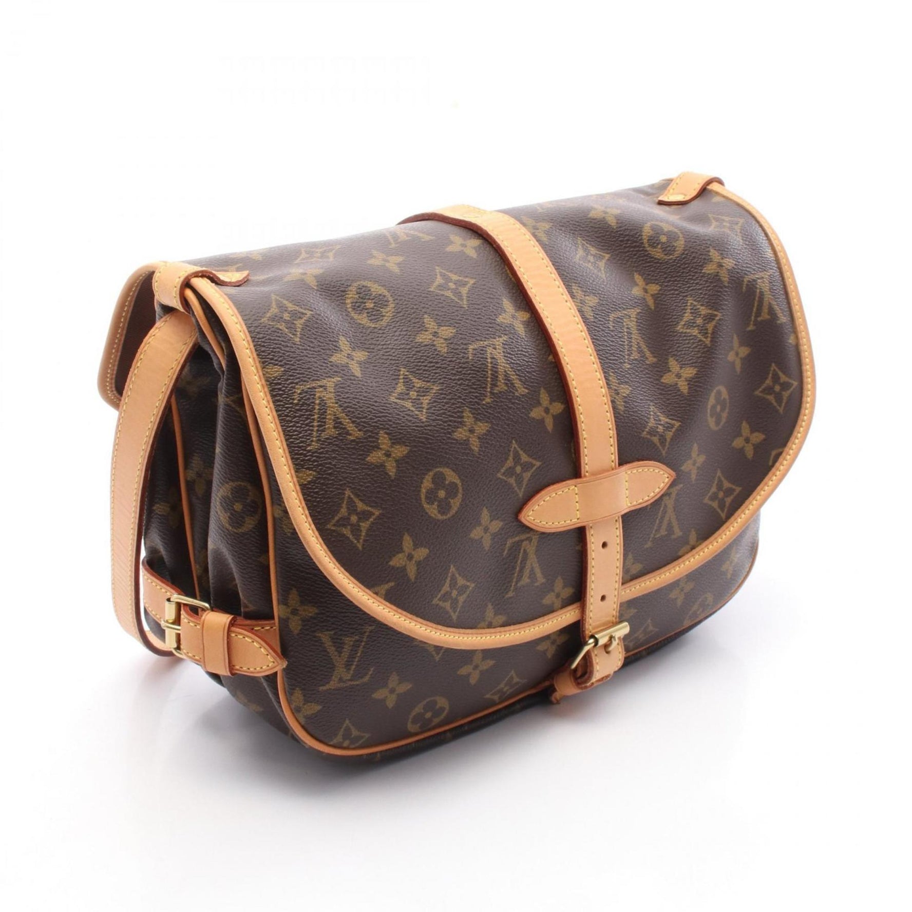 Louis Vuitton Saumur 30 Shoulder Bag, Coated Canvas and Leather, Monogram