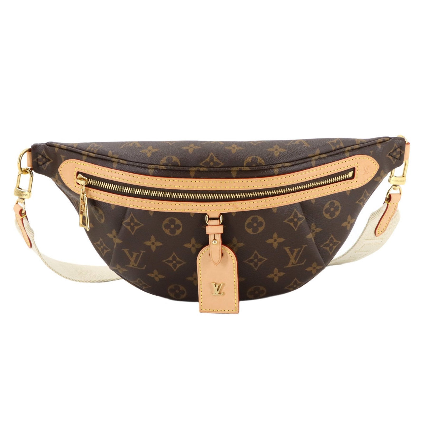 Louis Vuitton Monogram High Rise Body Bag, with Gold Hardware, RFID