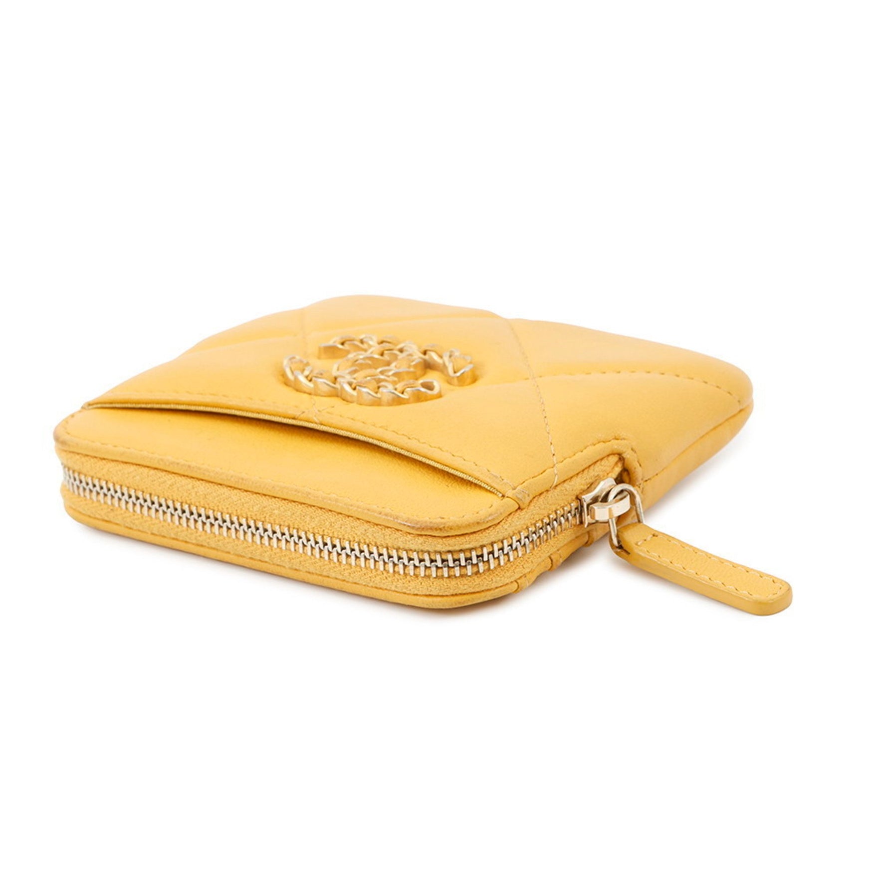 Chanel Wallet/Coin Case Coco Mark 19 Zip Coin Purse Lambskin AP2086 CHANEL Wallet