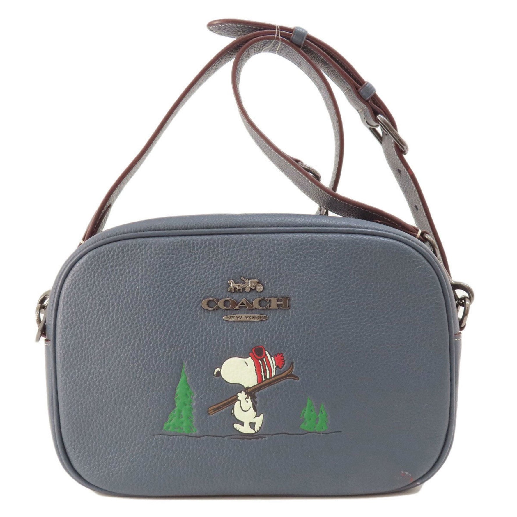 Coach Snoopy collaboration shoulder bag leather ladies