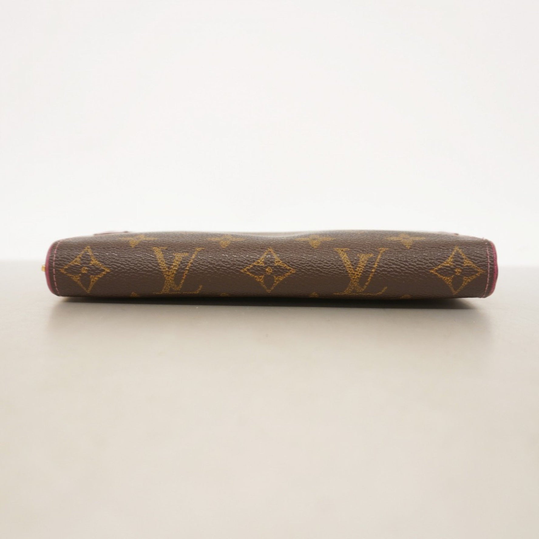 Louis Vuitton Monogram Retiro Zippy Wallet M64151 Brown Rose Bruyere Women's