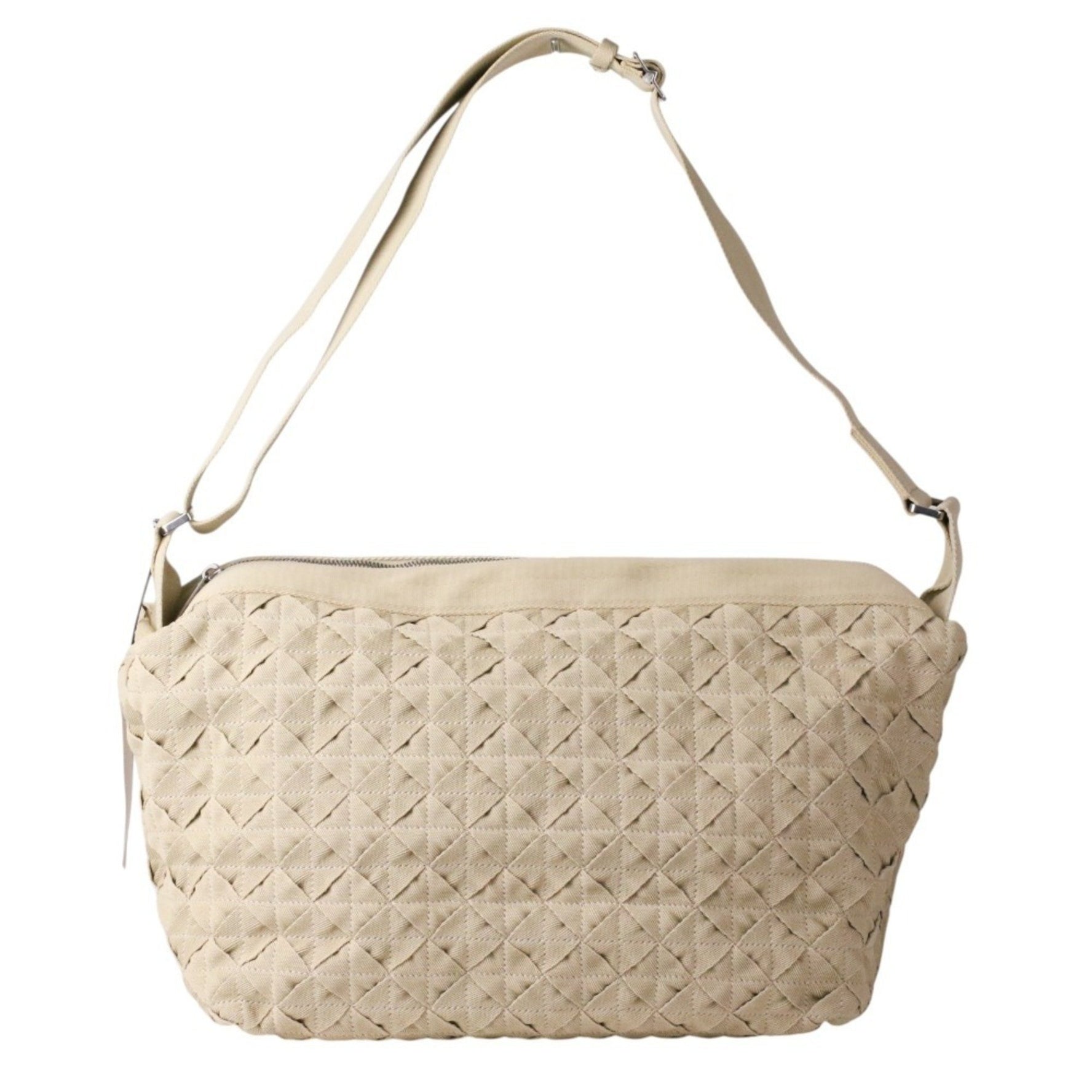 BOTTEGA VENETA Bottega Veneta Intrecciato Webbing Line Canvas Shoulder Bag Men's