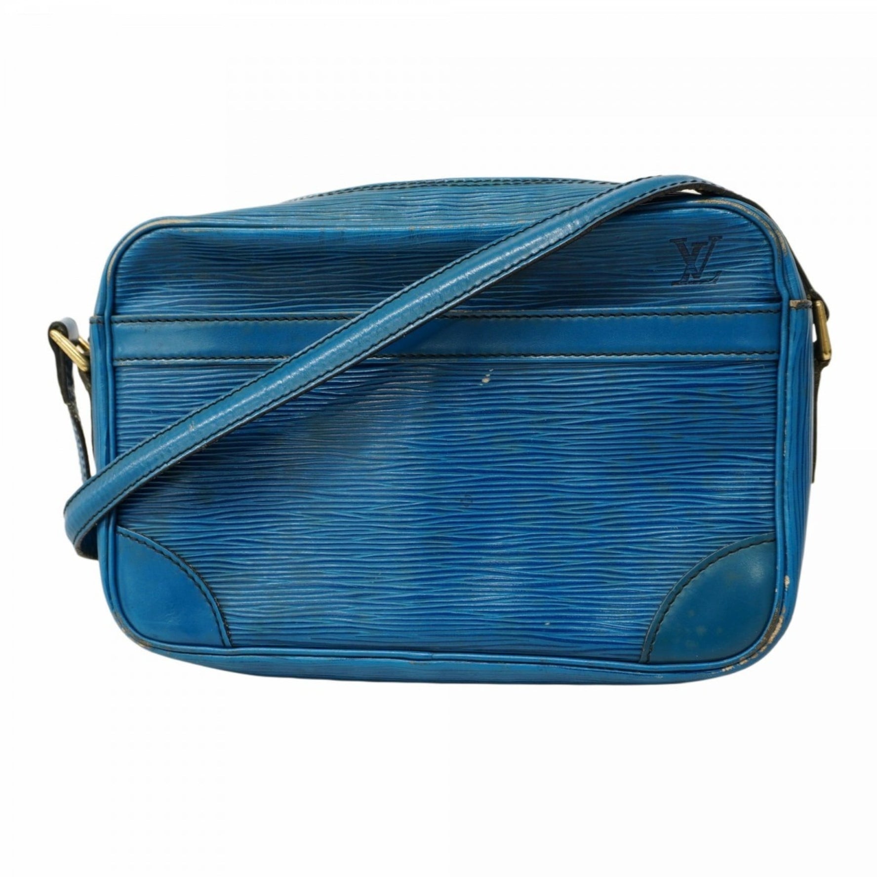 Louis Vuitton Epi Trocadero 24 Shoulder Bag Toledo Blue