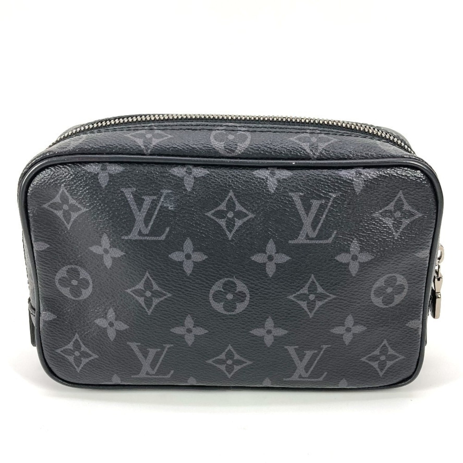 Louis Vuitton Monogram Eclipse True Toilette PM Second Bag Clutch Multi-Pouch Pouch Canvas Men's