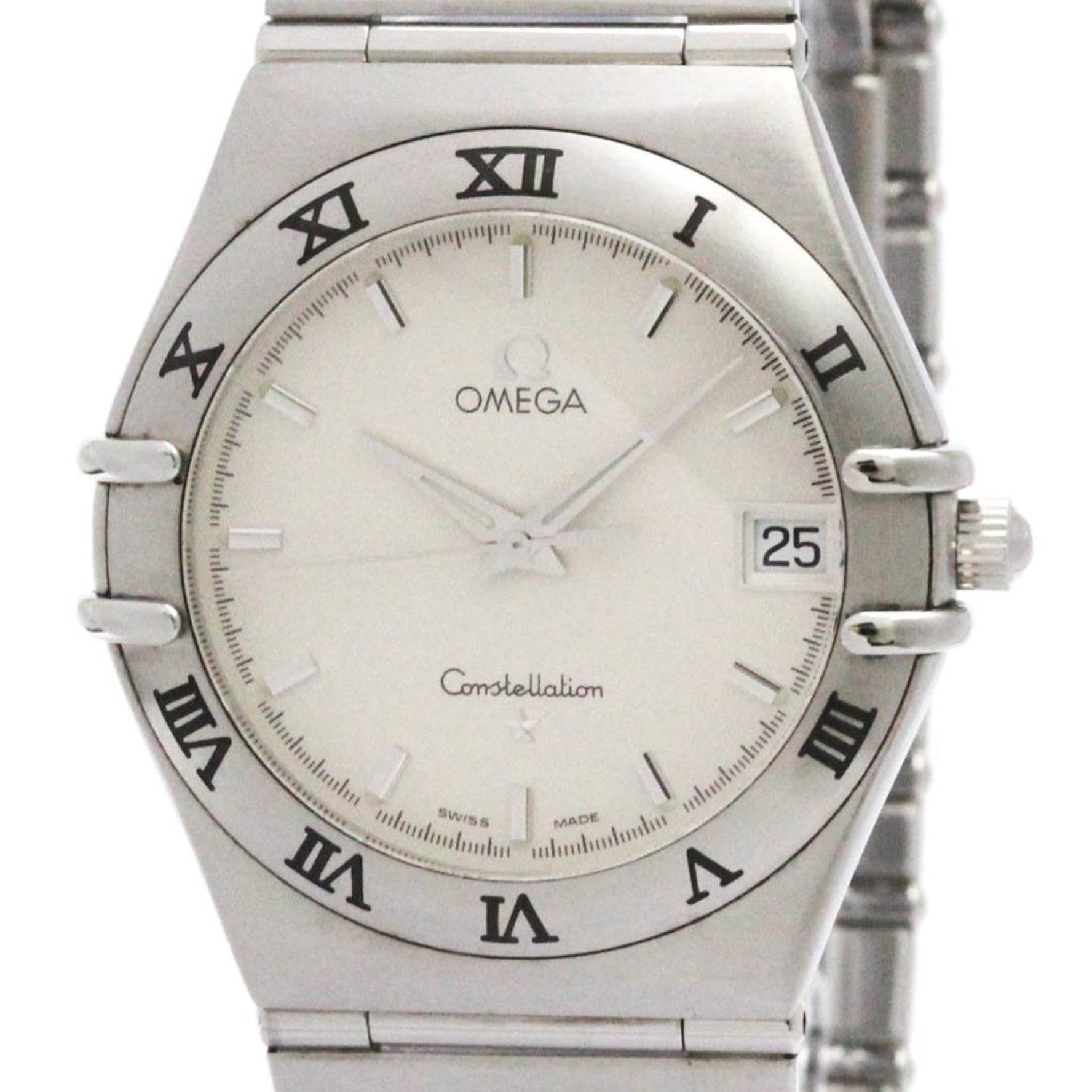 OMEGA Constellation Stainless Steel Quartz Mens Watch 1512.30 Polished