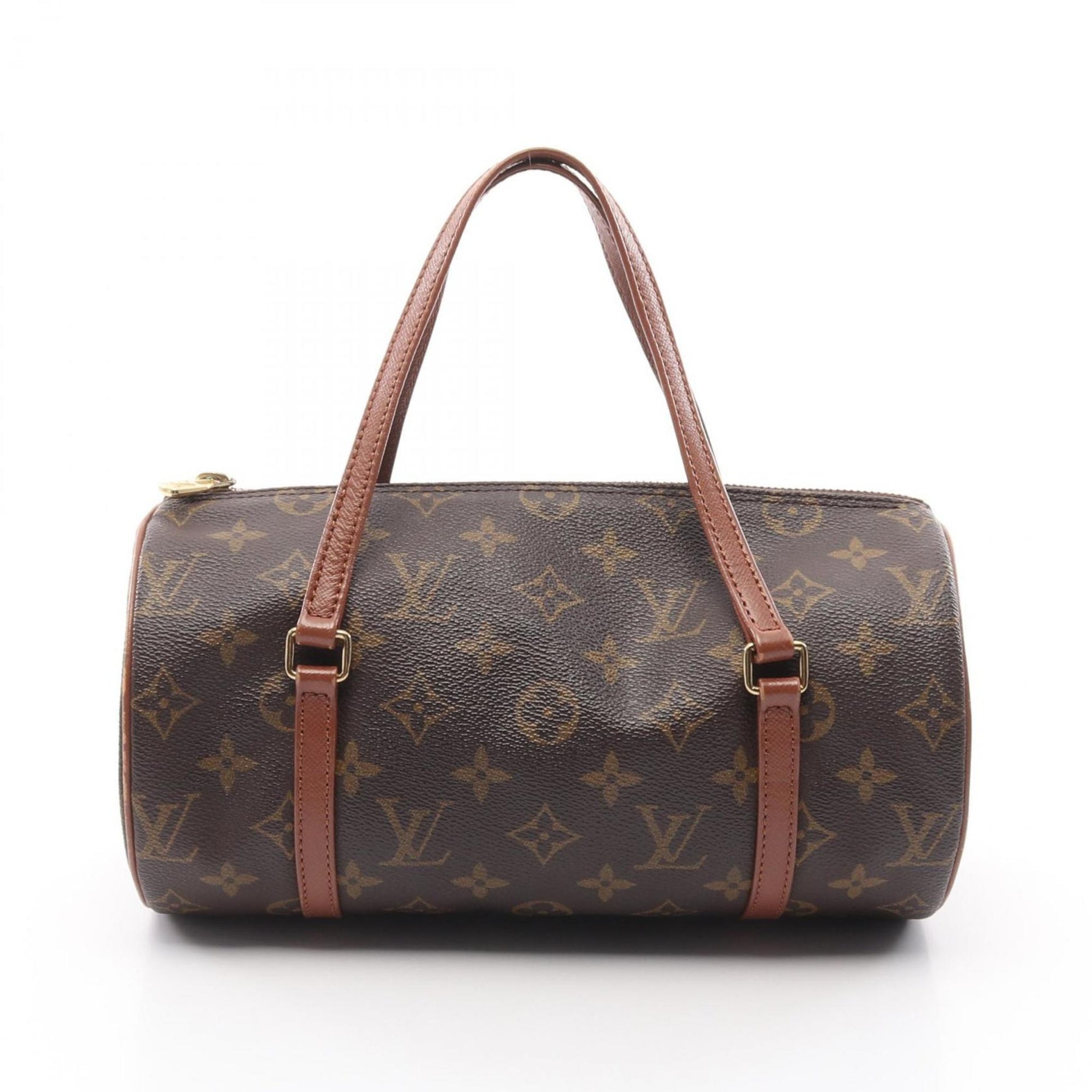 Louis Vuitton Papillon 26 Handbag Coated Canvas Leather Monogram Brown