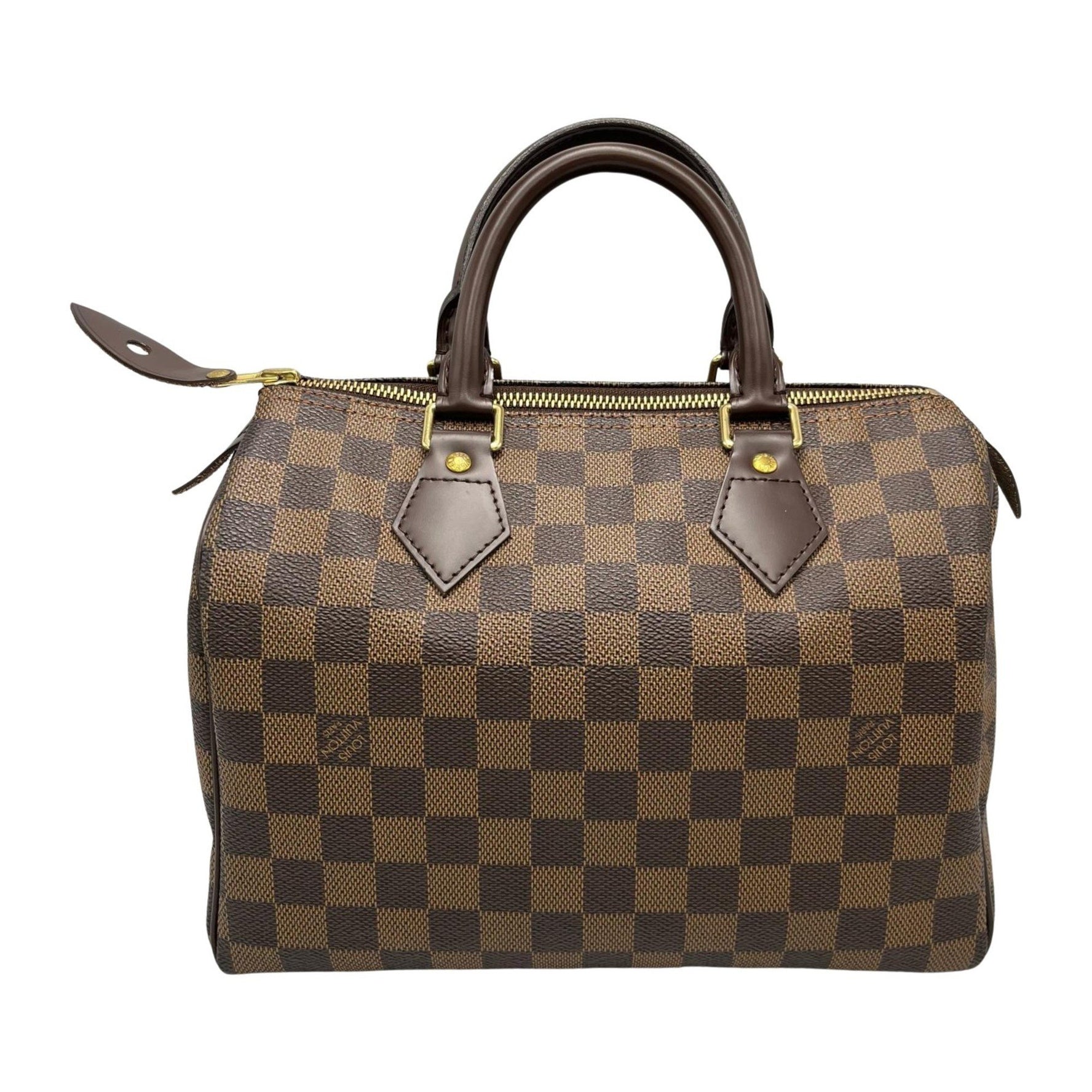Louis Vuitton Speedy 25 Mini Boston Bag, Ebene, Damier Canvas, Brown