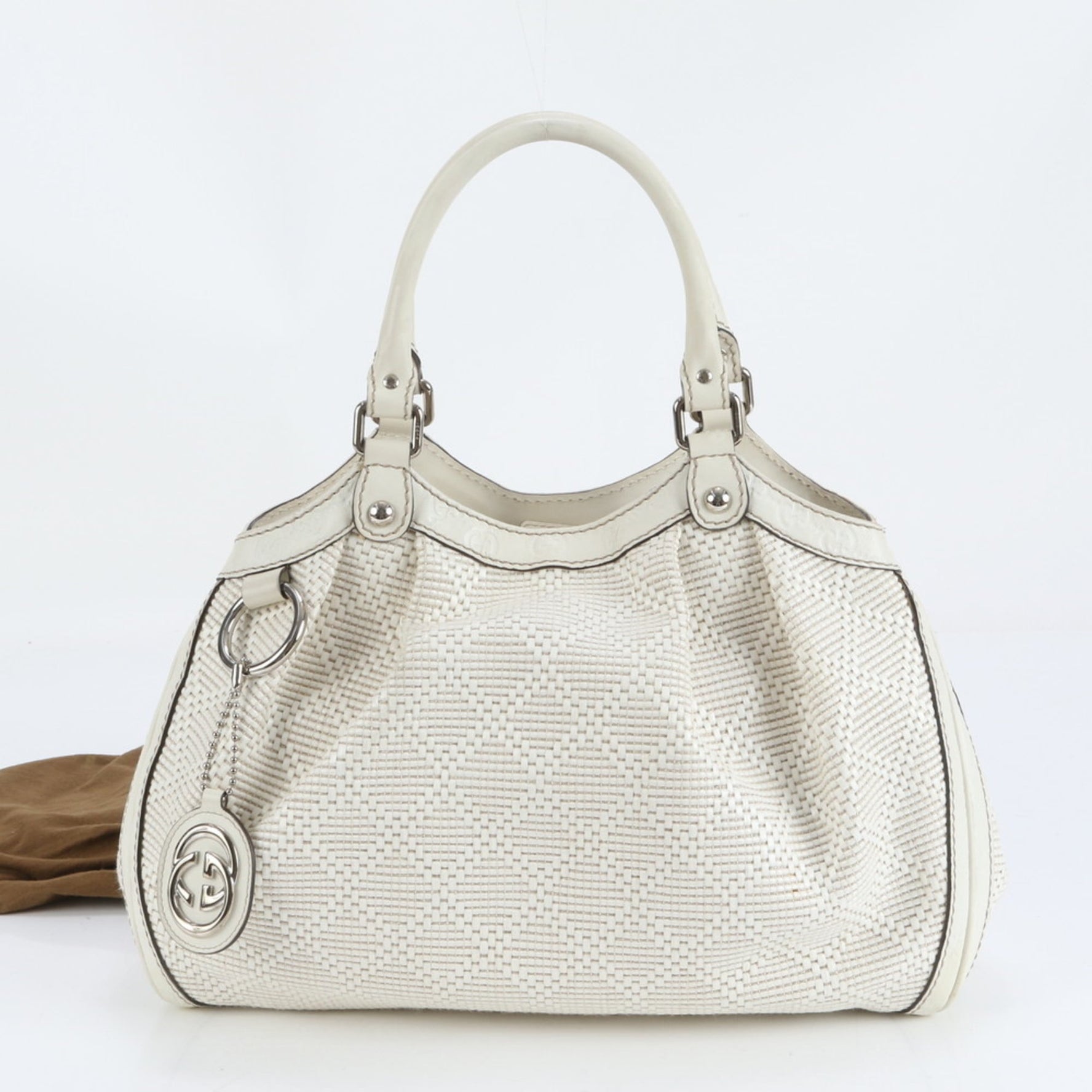 Gucci Guccissima Diamante Sukey Leather Tote Bag, Shoulder