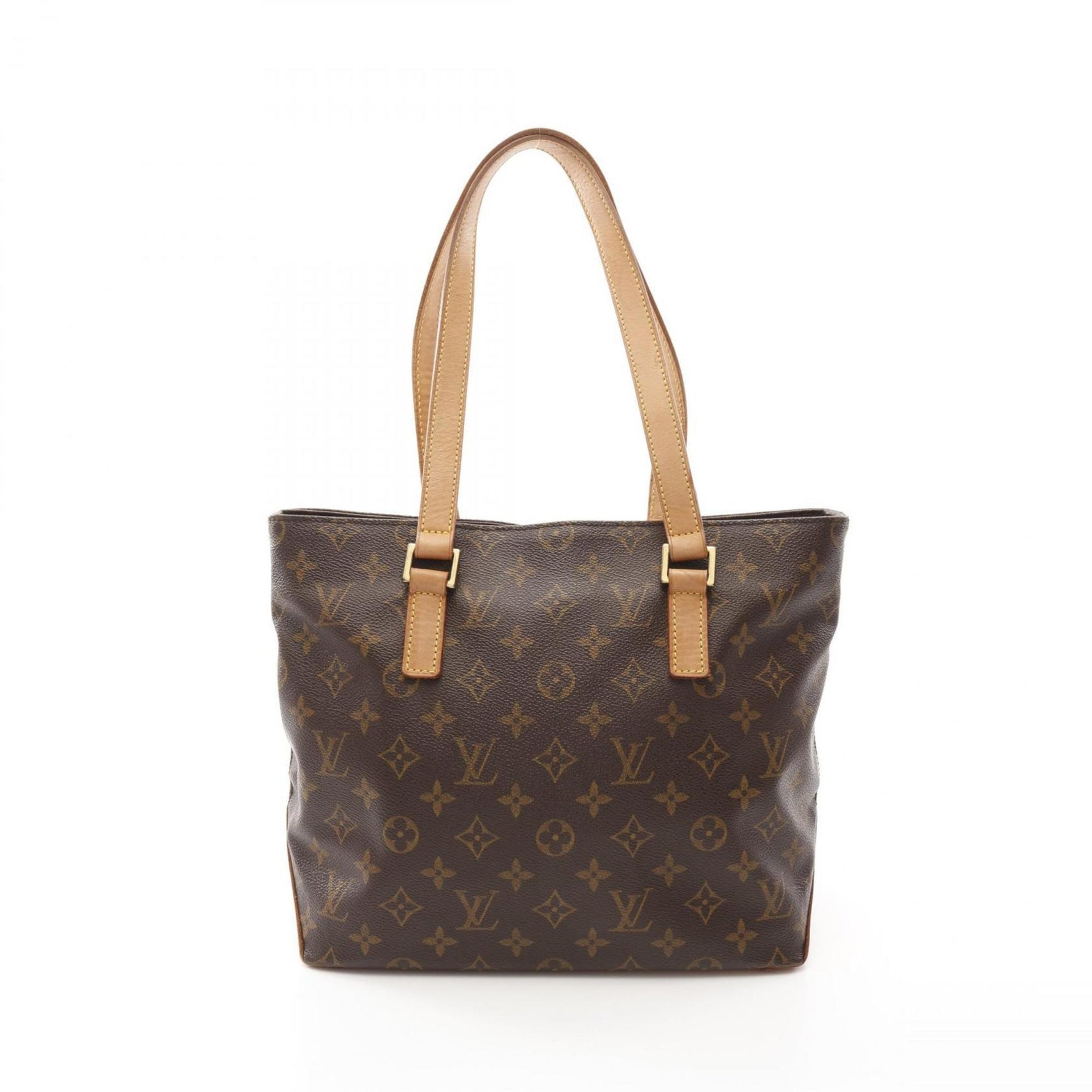 Louis Vuitton Cabas Piano Shoulder Bag Coated Canvas Leather Monogram