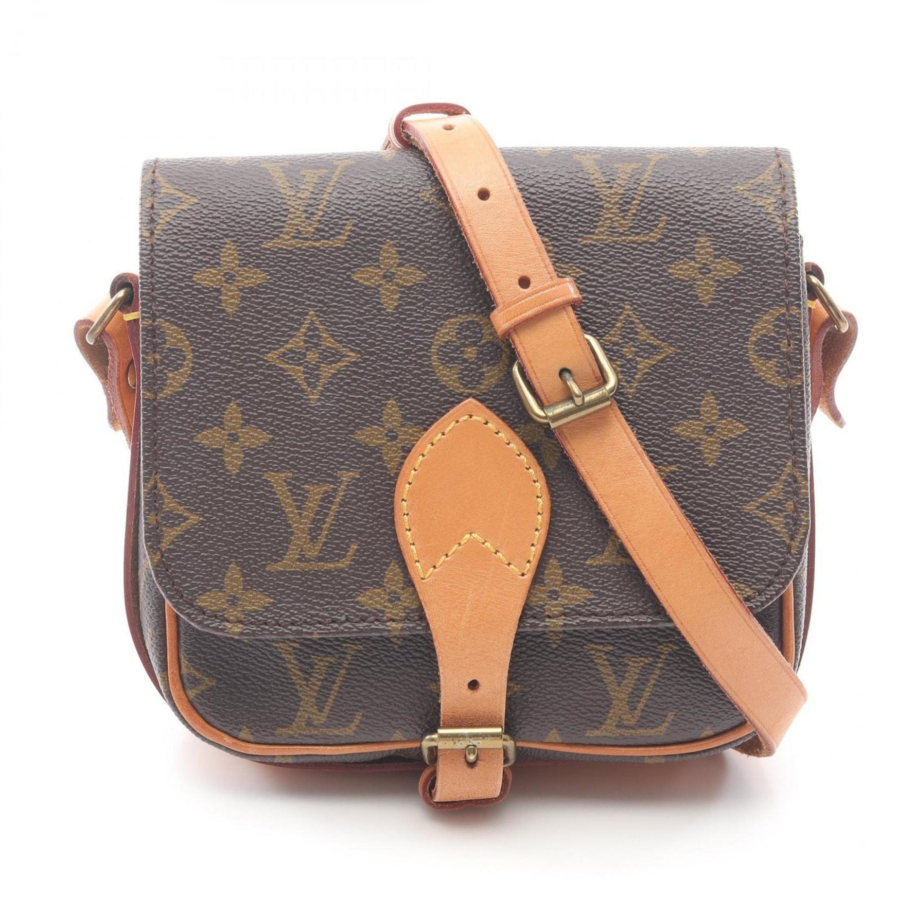Louis Vuitton Cartesiere PM Shoulder Bag, Coated Canvas and Leather, Monogram, Brown