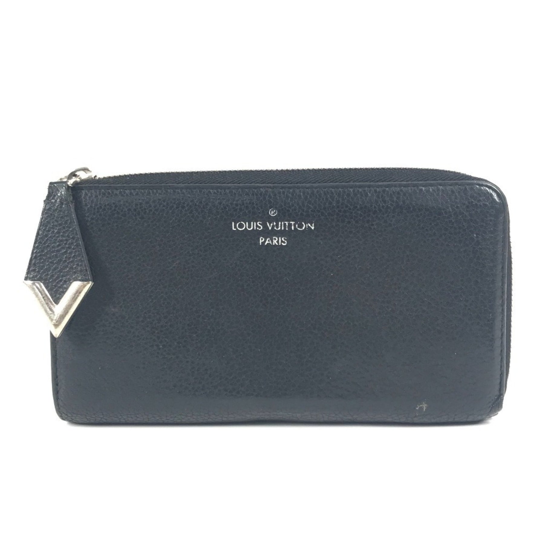 LOUIS VUITTON Portefeuille Comete Long Wallet with L-shaped zipper, leather