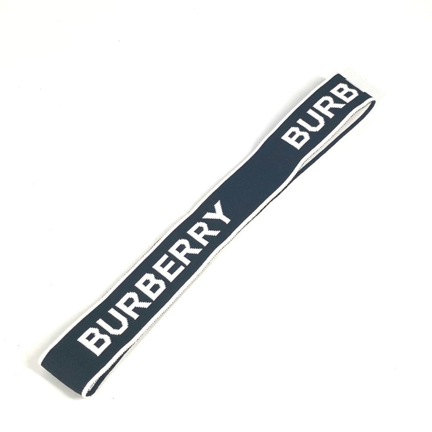 BURBERRY Burberry Logo Headband Accessory Hairband Nylon Women's Black