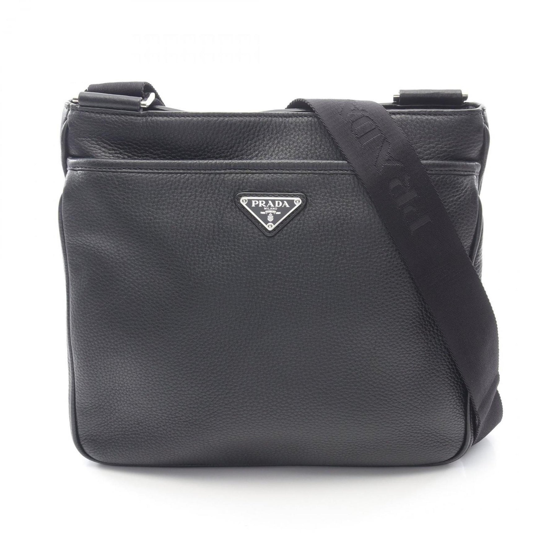 Prada Vittelo City Shoulder Bag, Leather, Men's/Women's
