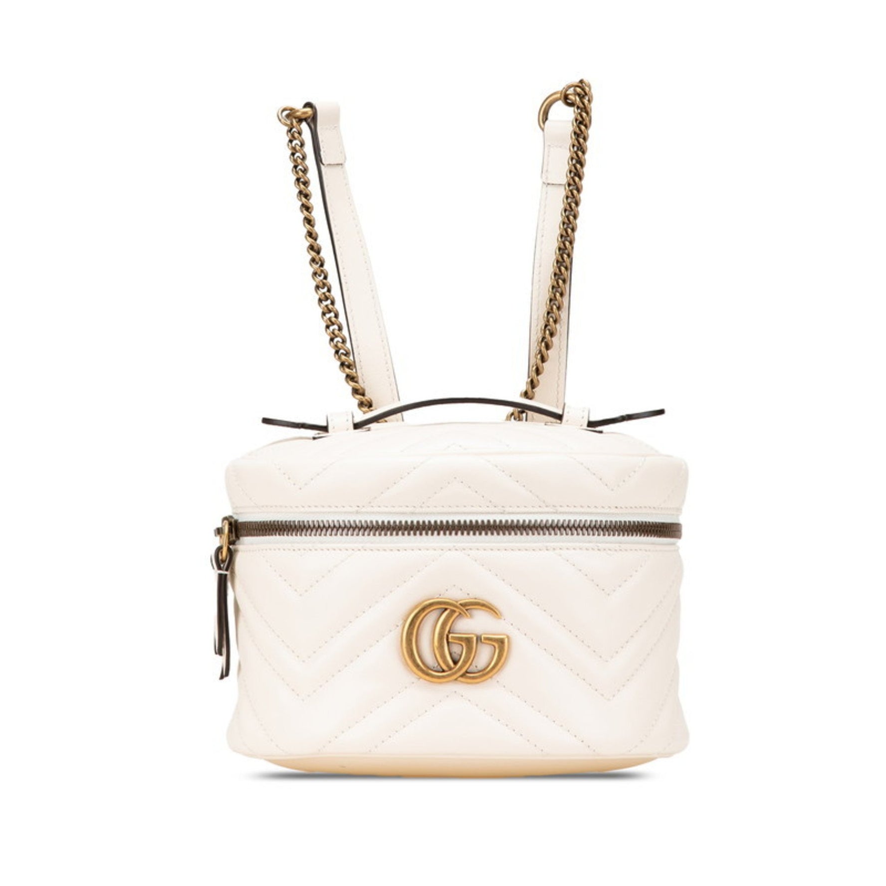 Gucci GG Marmont Backpack Vanity Bag Leather