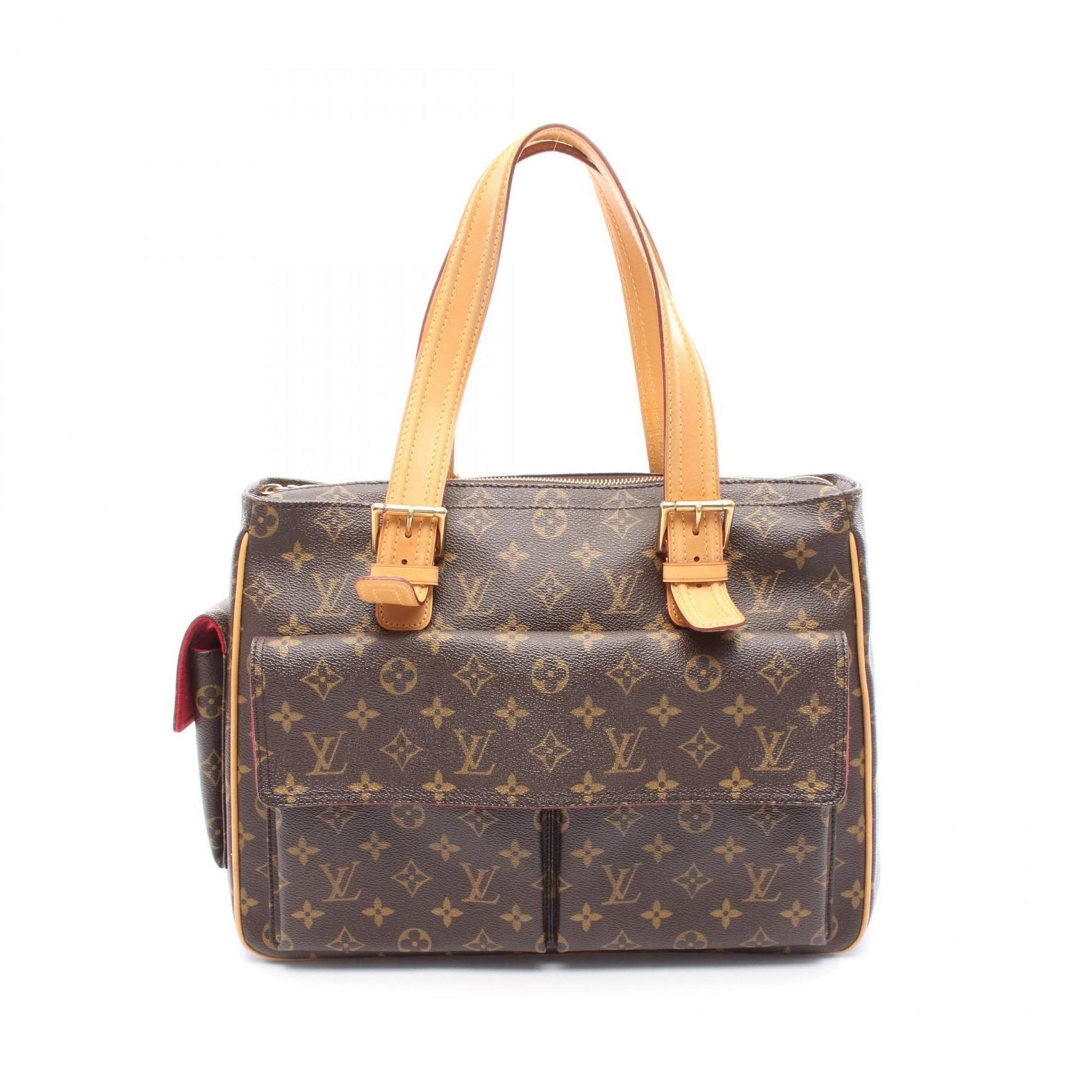 Louis Vuitton Multiplicite Monogram Handbag Coated Canvas Leather