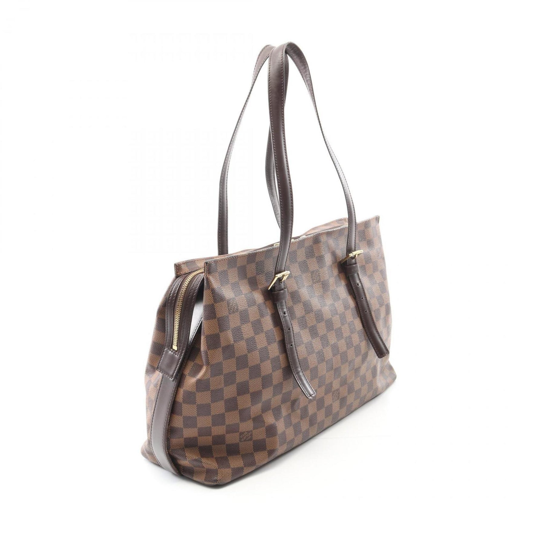 Louis Vuitton Chelsea Tote Bag, Coated Canvas, Leather, Damier